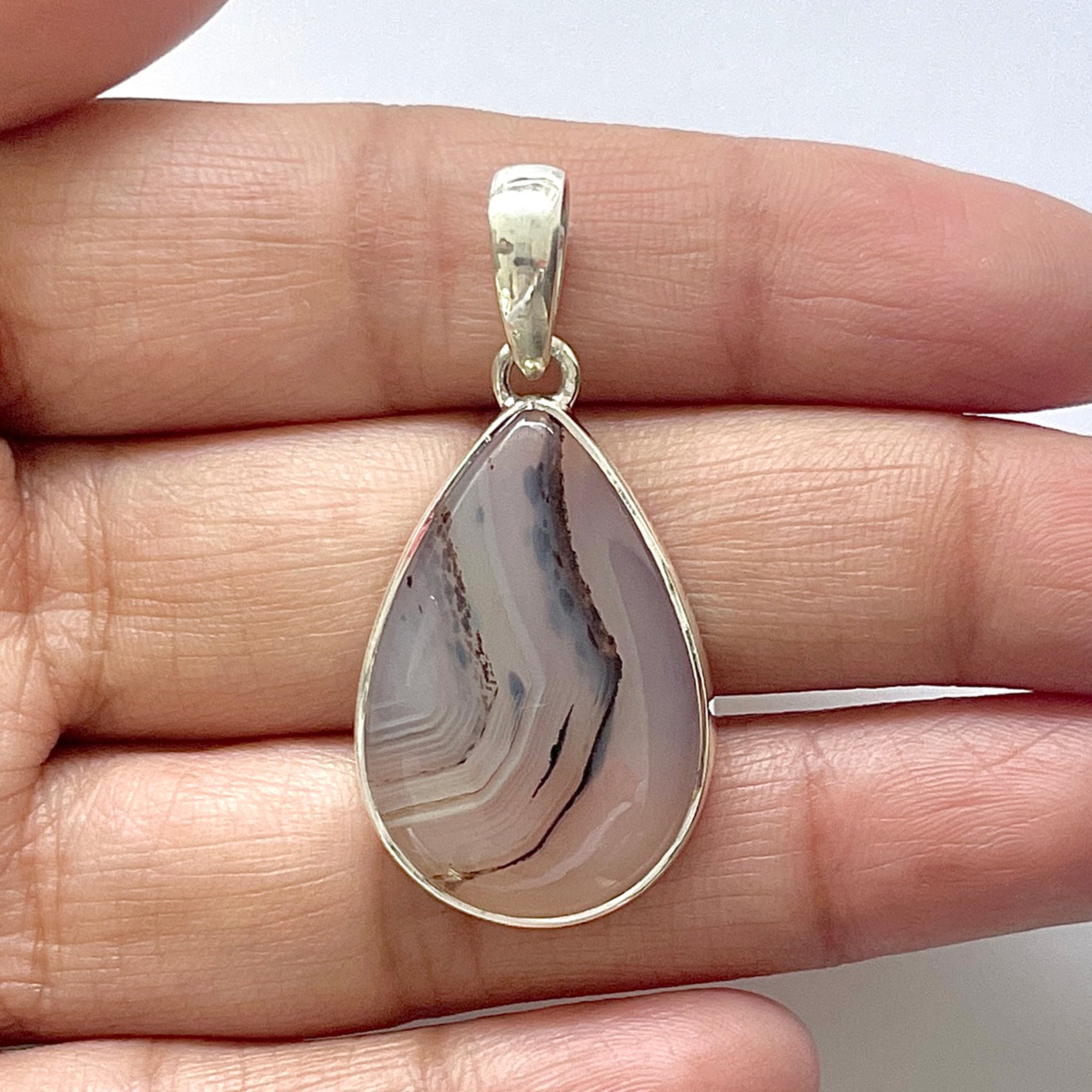 Montana Agate Pendant-(MTA-1-6)