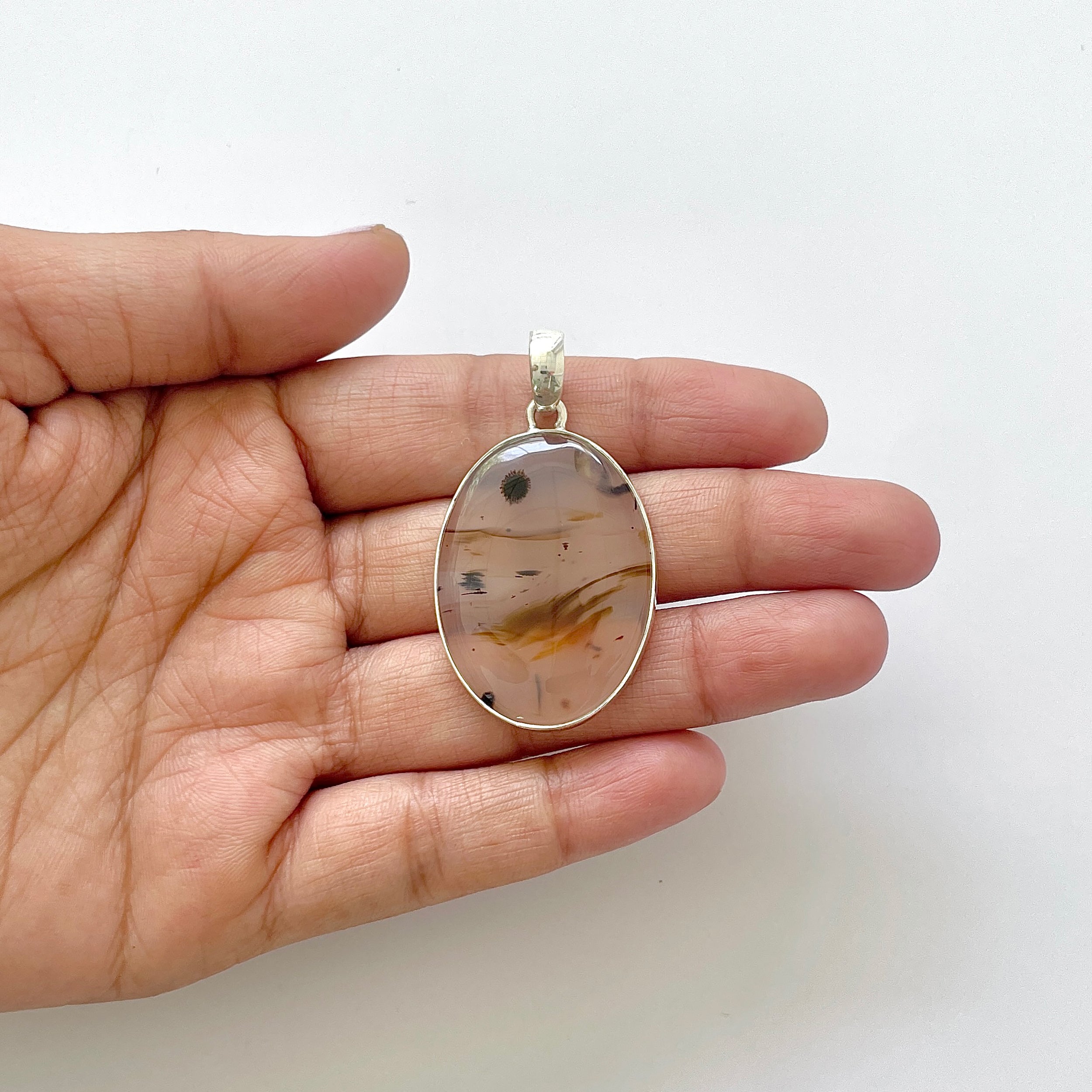 Montana Agate Pendant-(MTA-1-64)