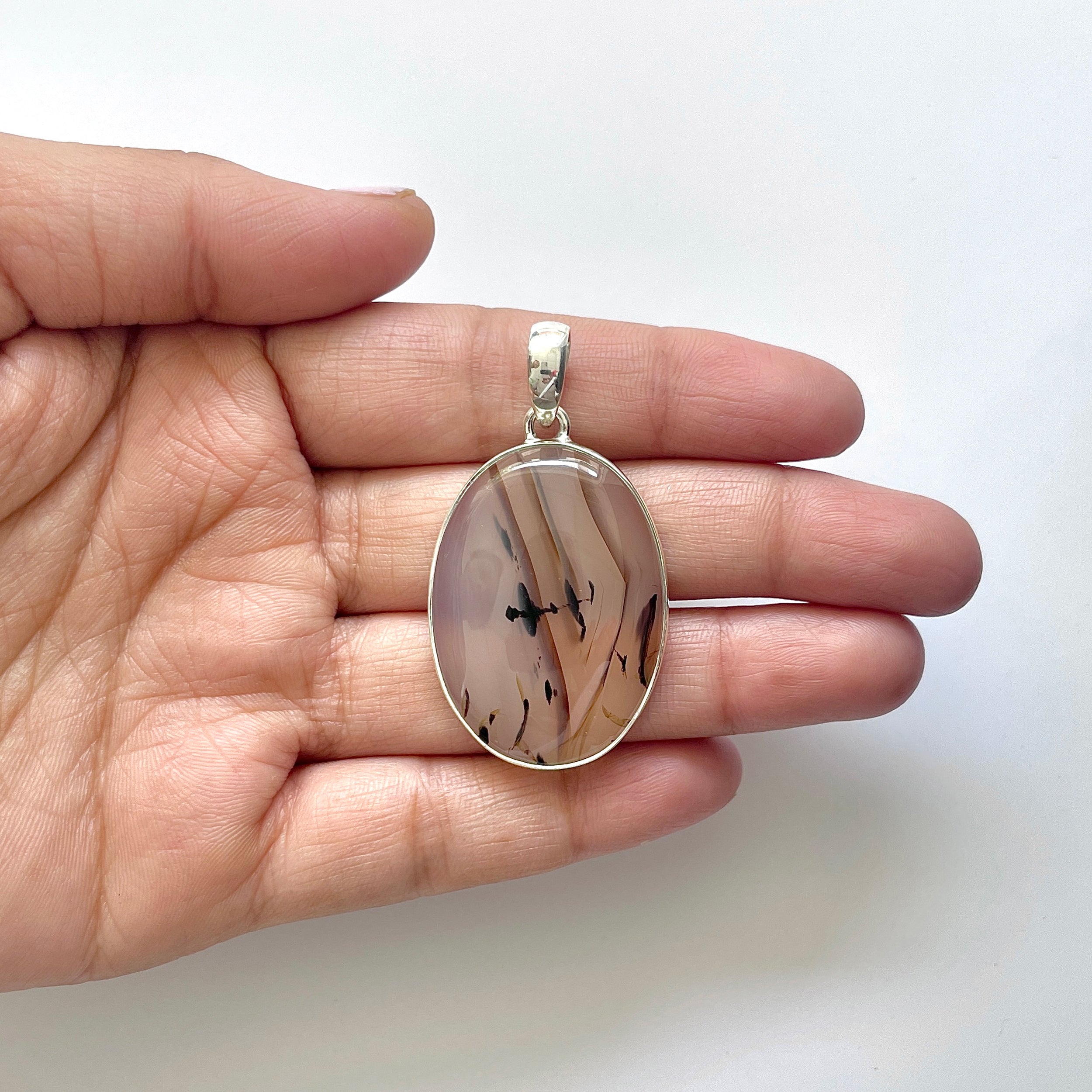 Montana Agate Pendant-(MTA-1-65)