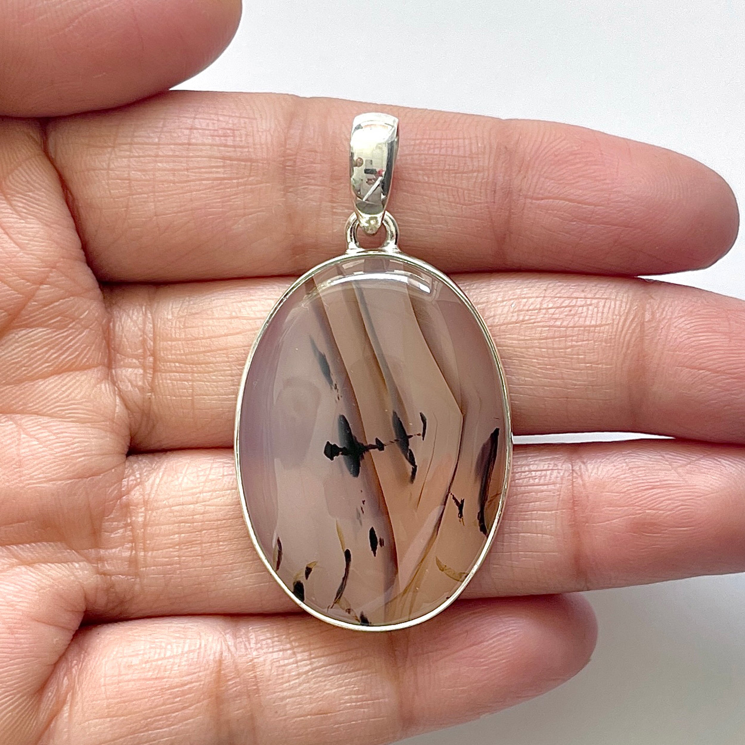 Montana Agate Pendant-(MTA-1-65)