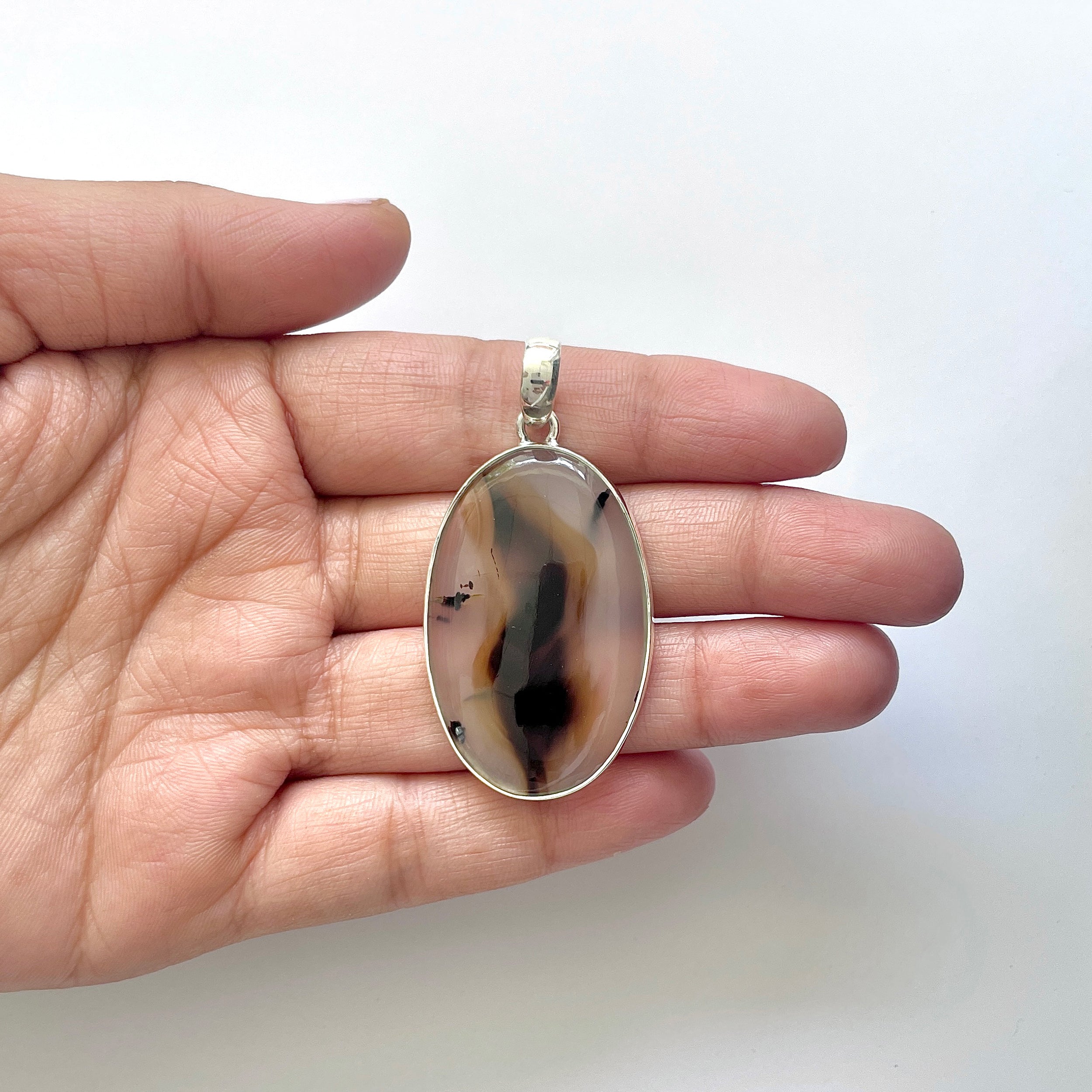 Montana Agate Pendant-(MTA-1-68)