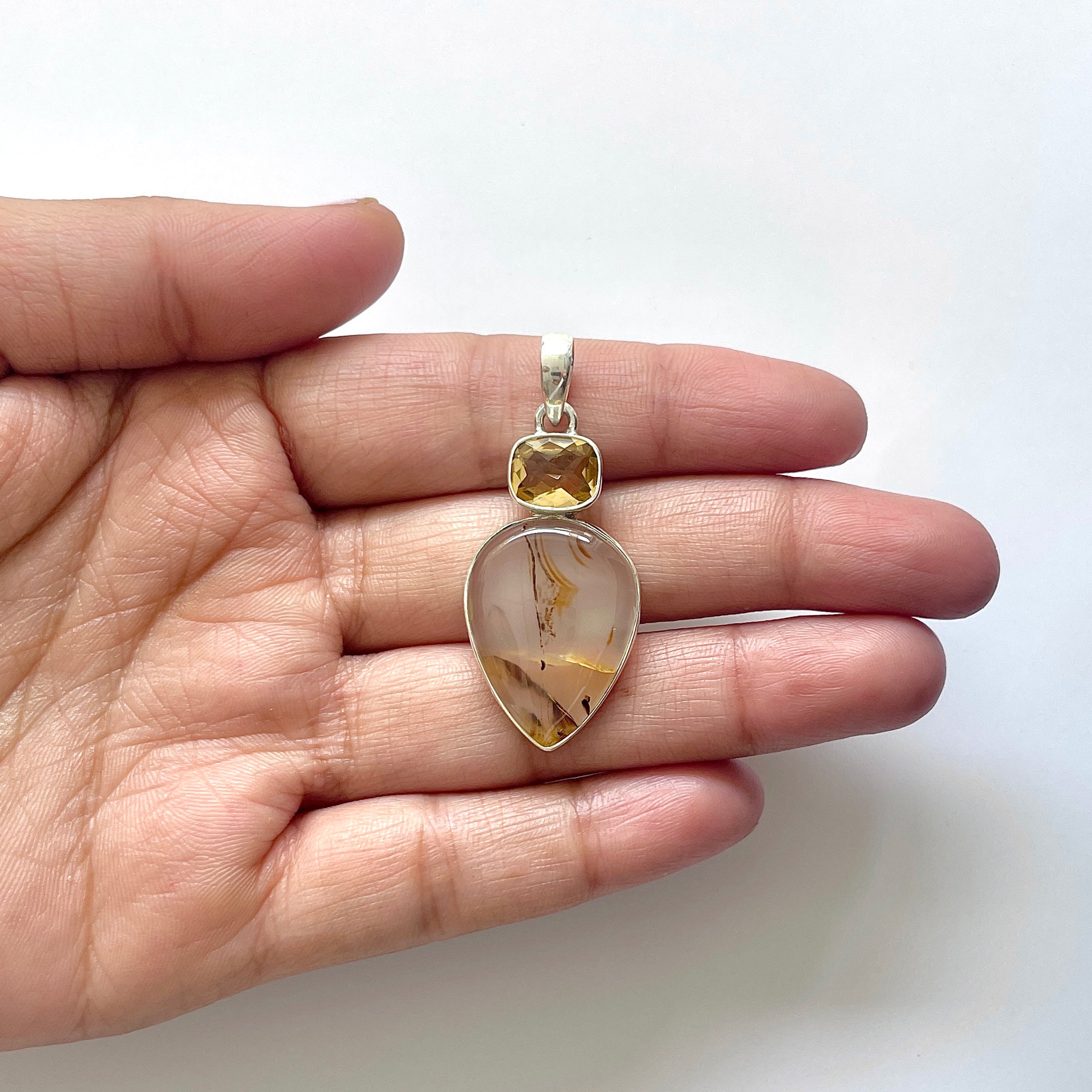 Montana Agate Pendant-(MTA-1-76)