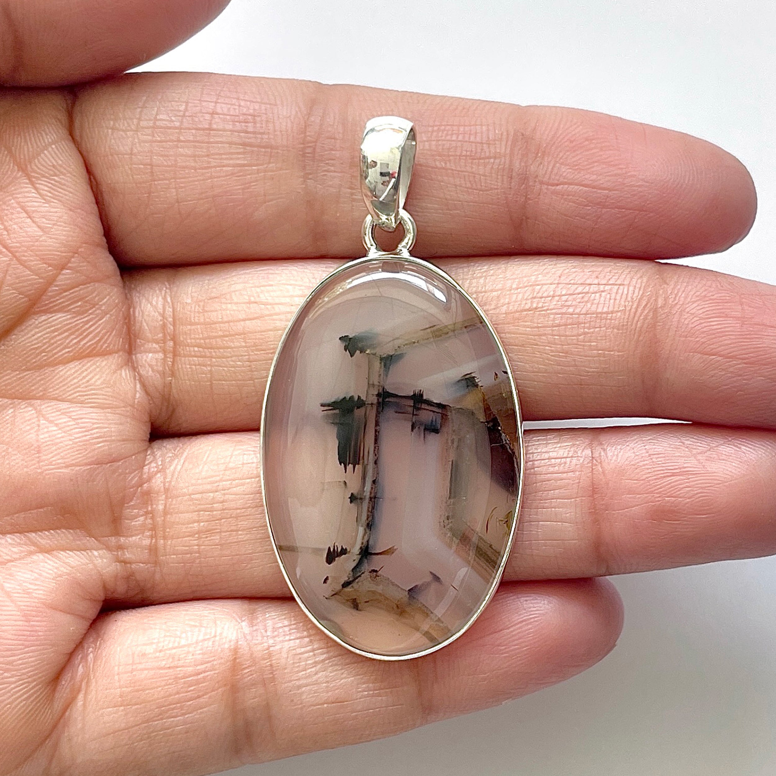 Montana Agate Pendant-(MTA-1-80)