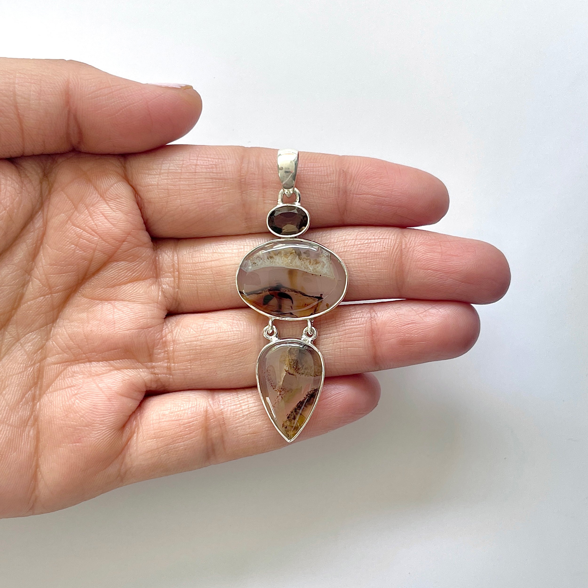 Montana Agate Pendant-(MTA-1-81)