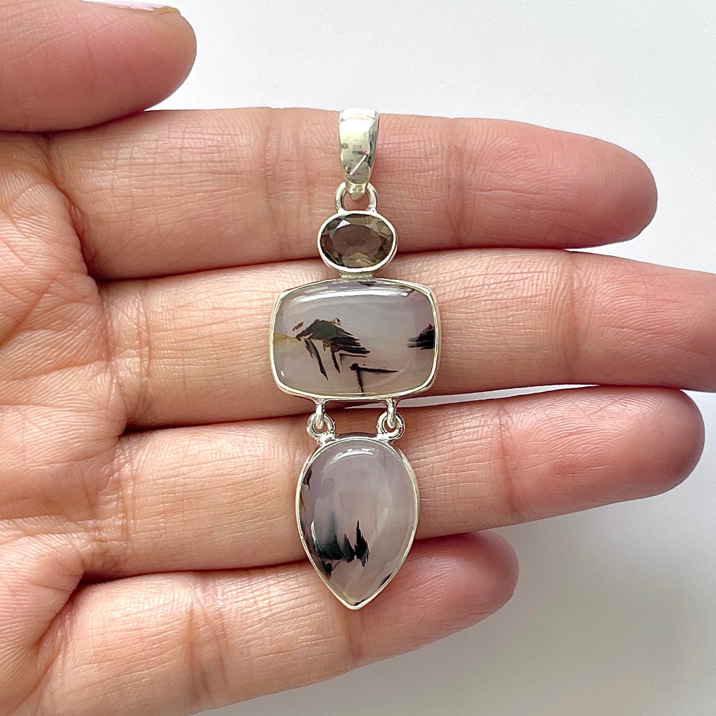 Montana Agate Pendant-(MTA-1-85)