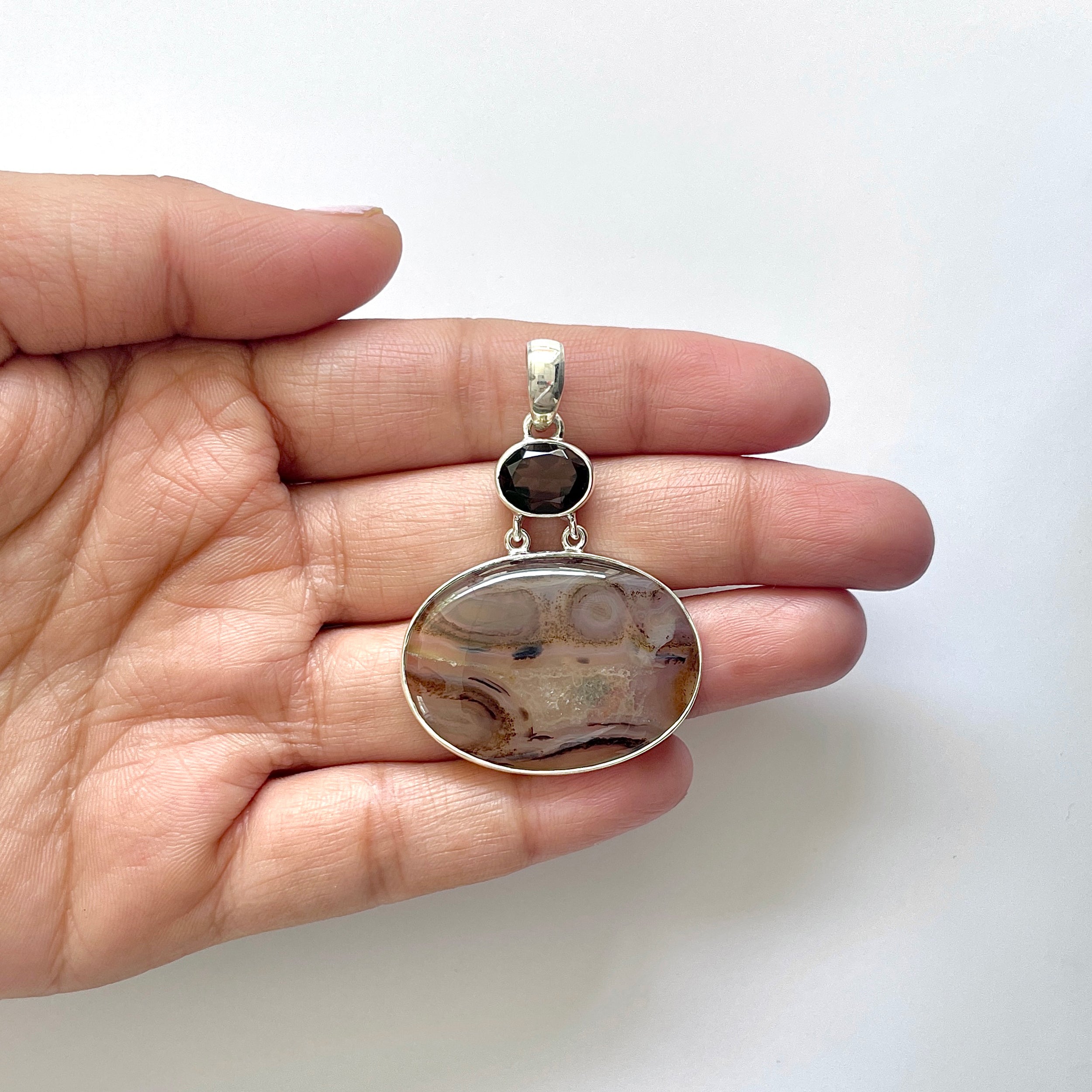 Montana Agate Pendant-(MTA-1-88)