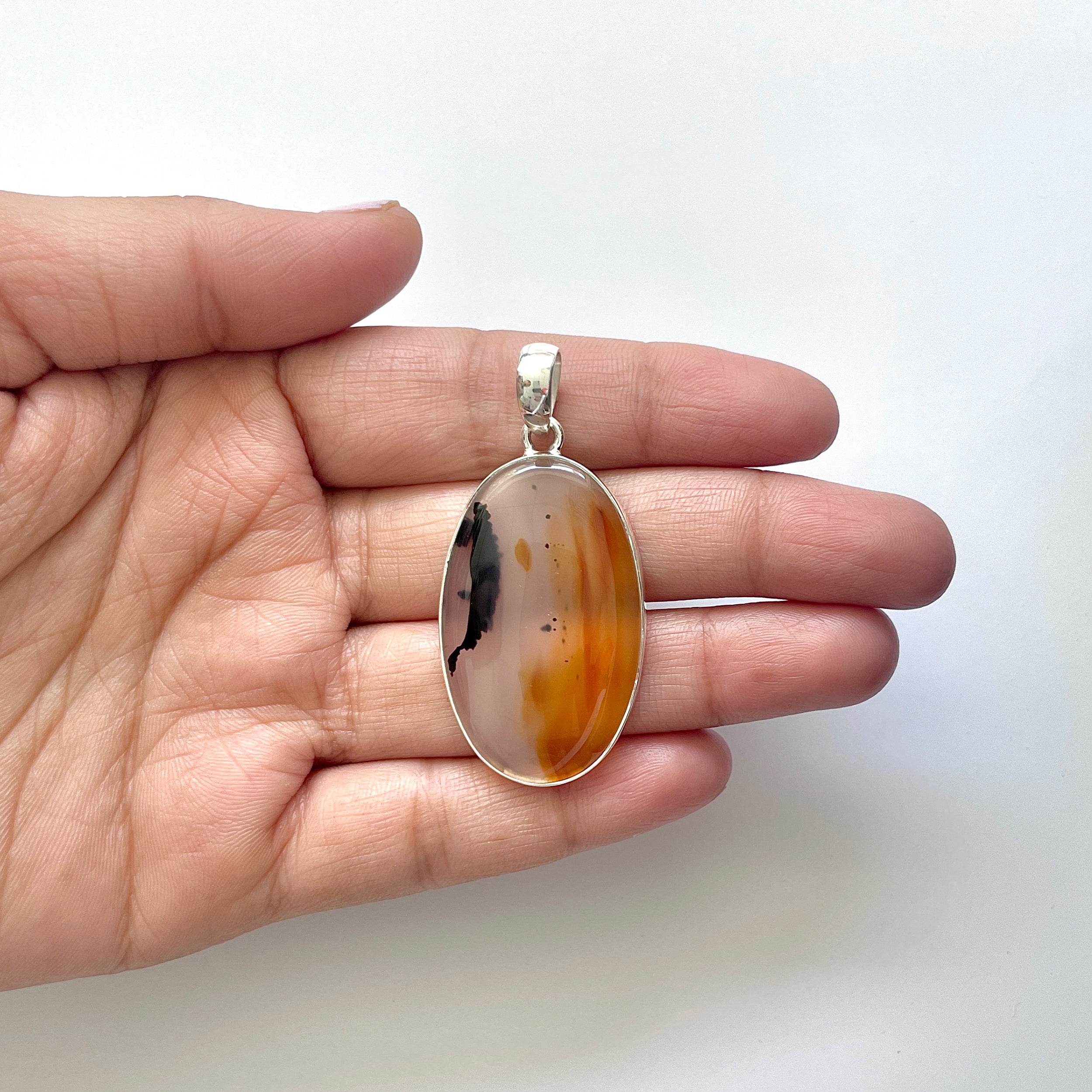Montana Agate Pendant-(MTA-1-93)