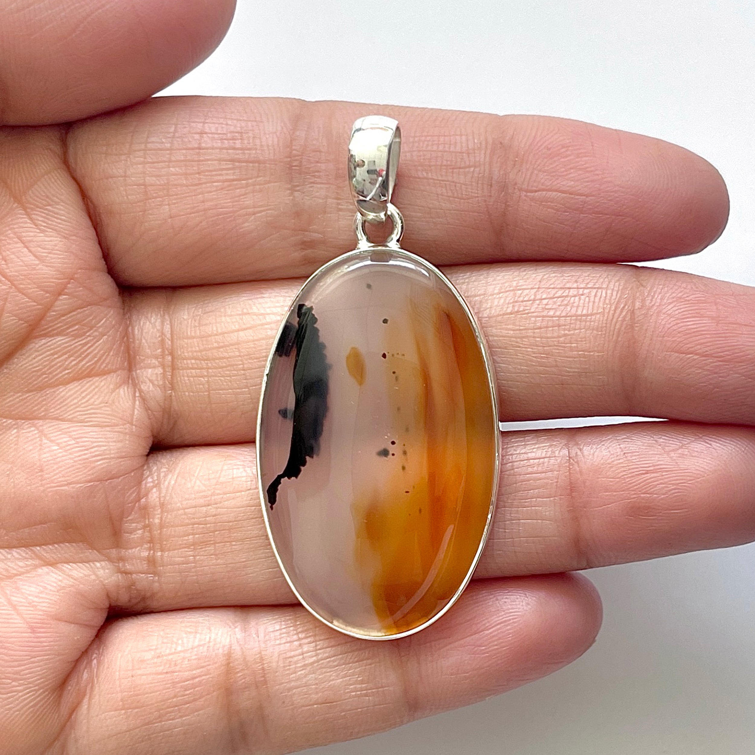 Montana Agate Pendant-(MTA-1-93)