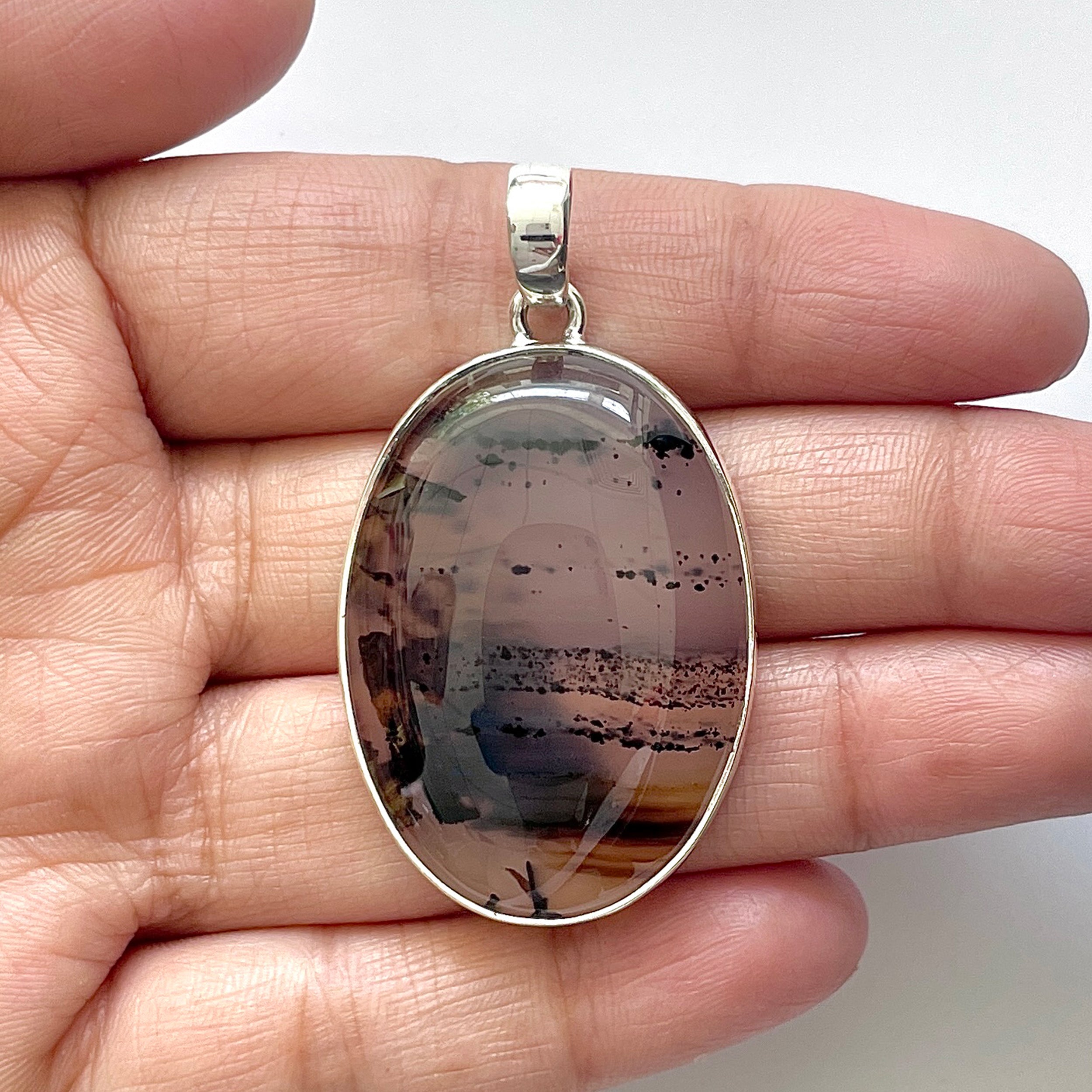 Montana Agate Pendant-(MTA-1-94)