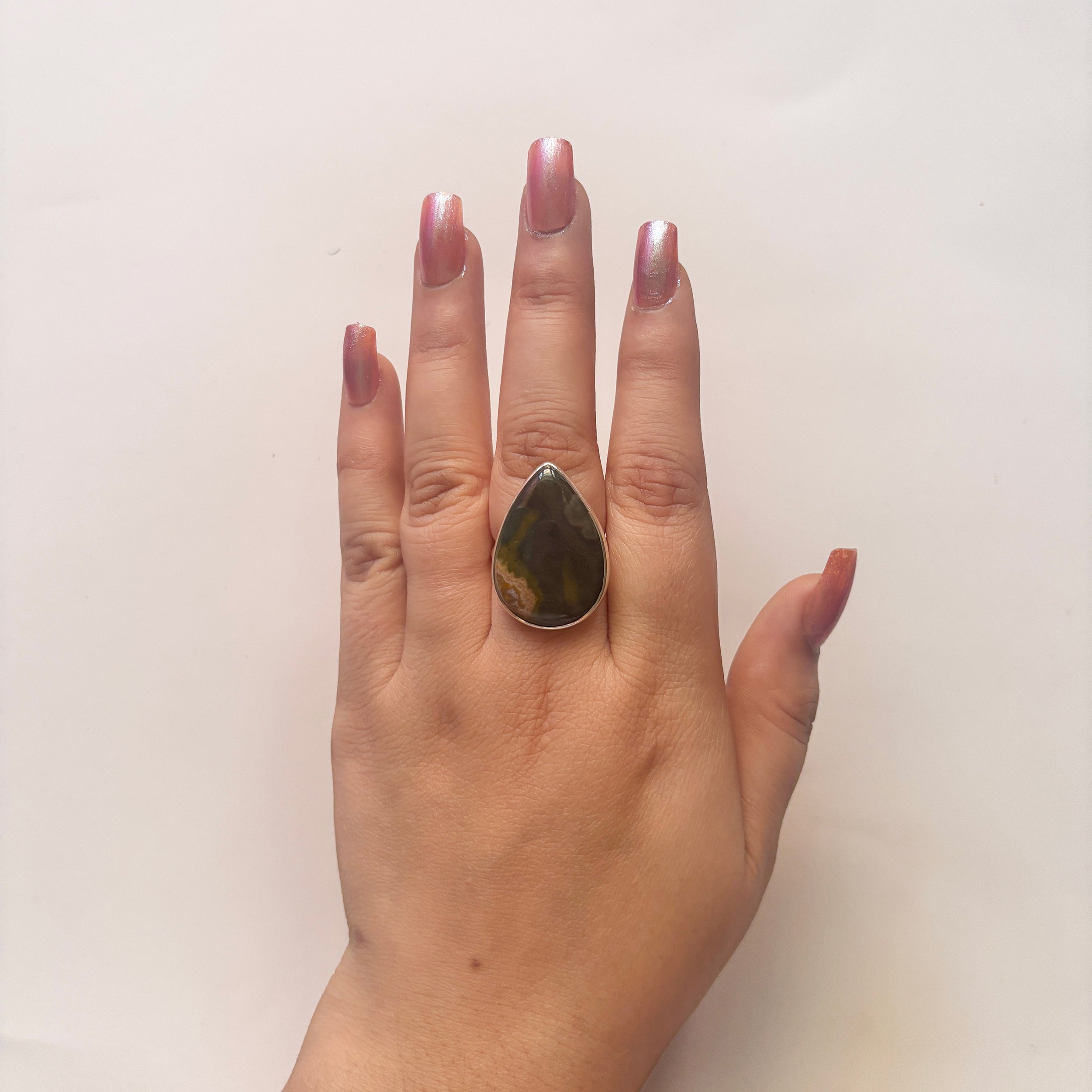 Ocean Jasper Ring-(OCJ-2-10)