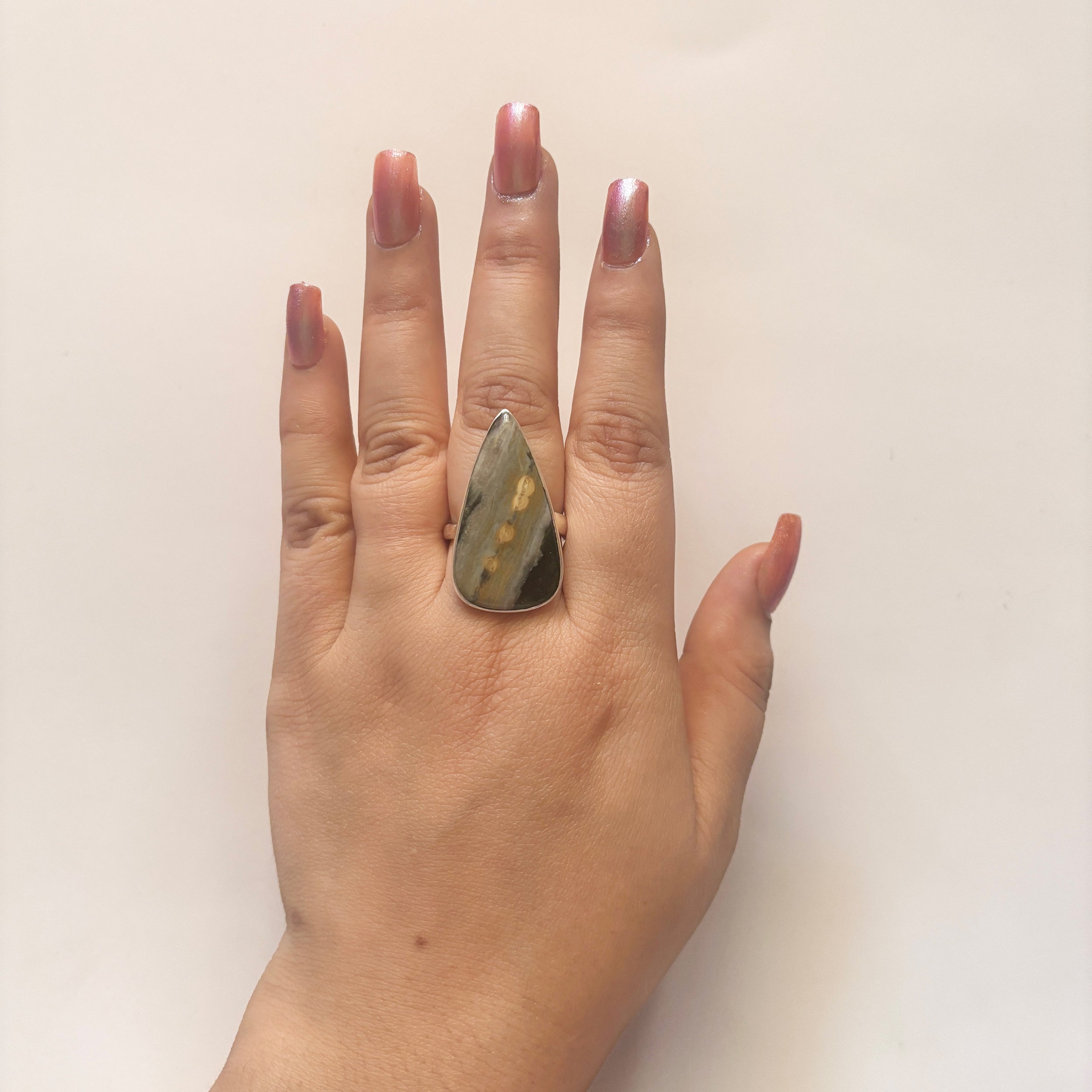 Ocean Jasper Ring-(OCJ-2-13)