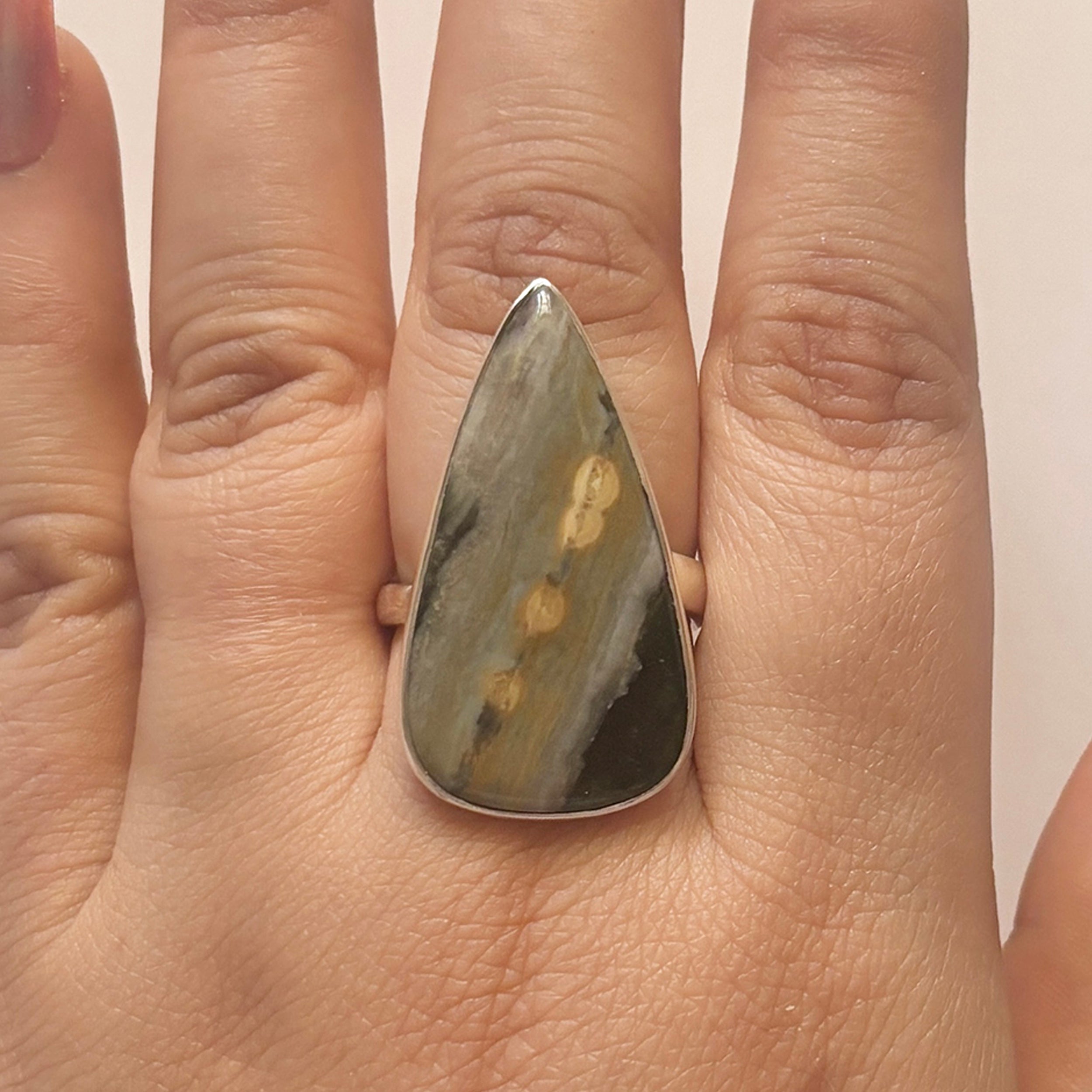 Ocean Jasper Ring-(OCJ-2-13)