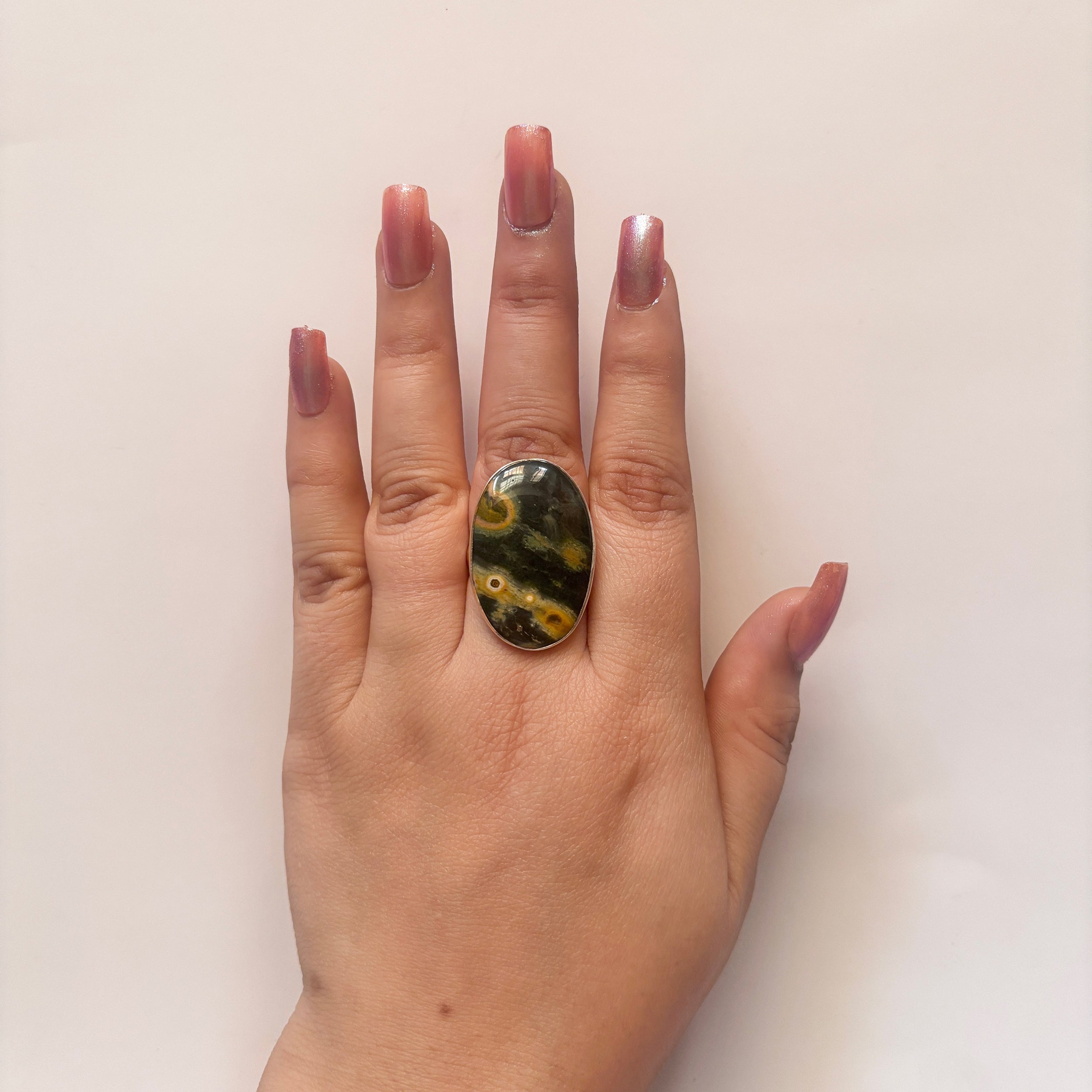 Ocean Jasper Ring-(OCJ-2-16)
