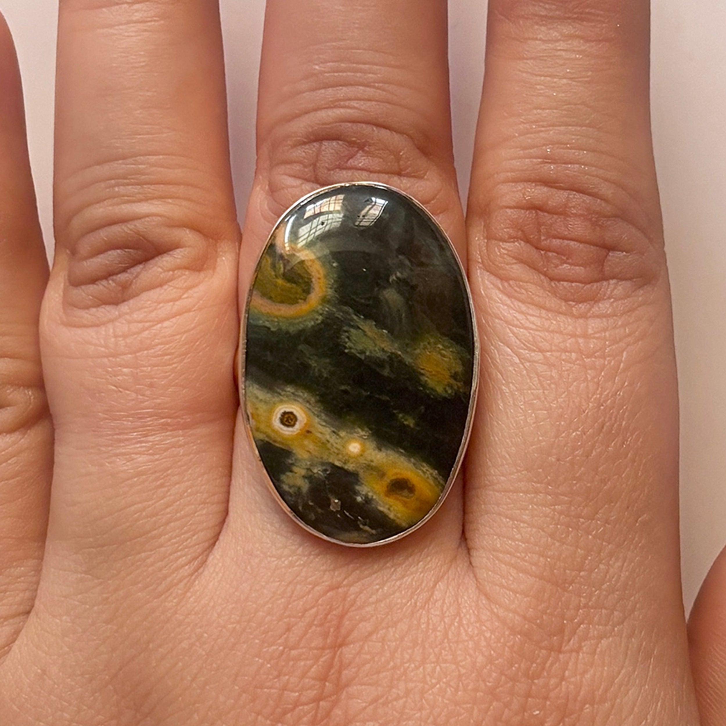 Ocean Jasper Ring-(OCJ-2-16)