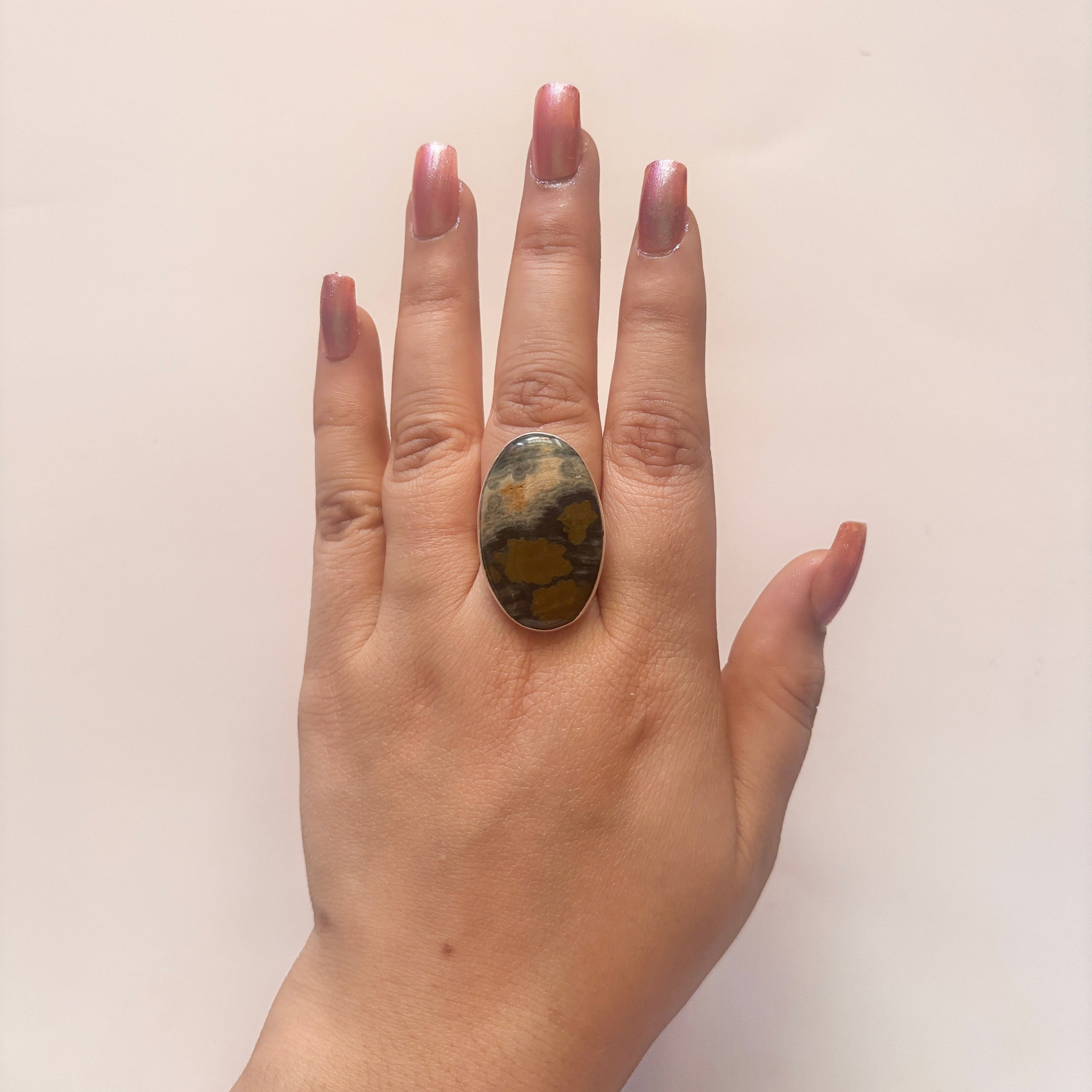 Ocean Jasper Ring-(OCJ-2-27)