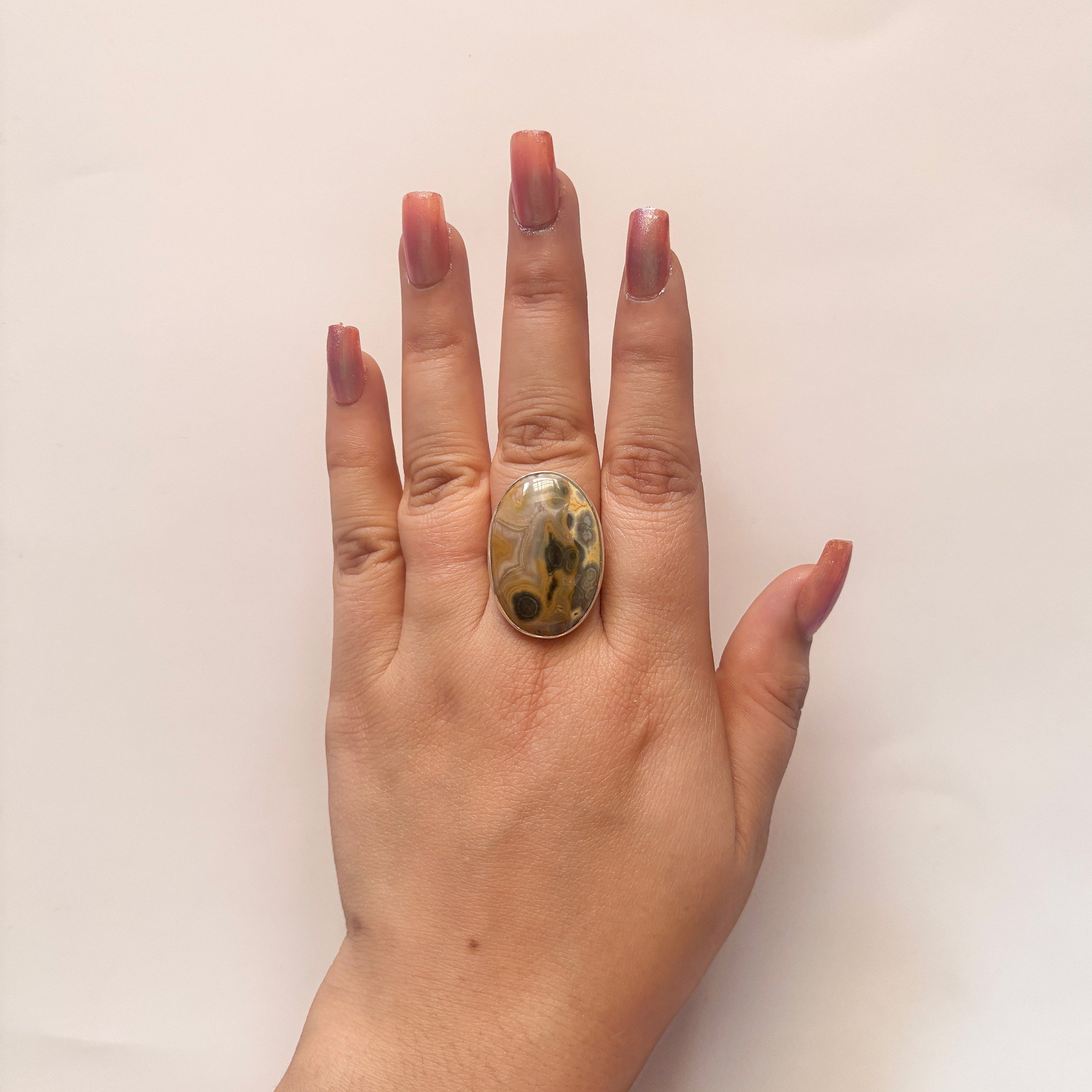 Ocean Jasper Ring-(OCJ-2-28)