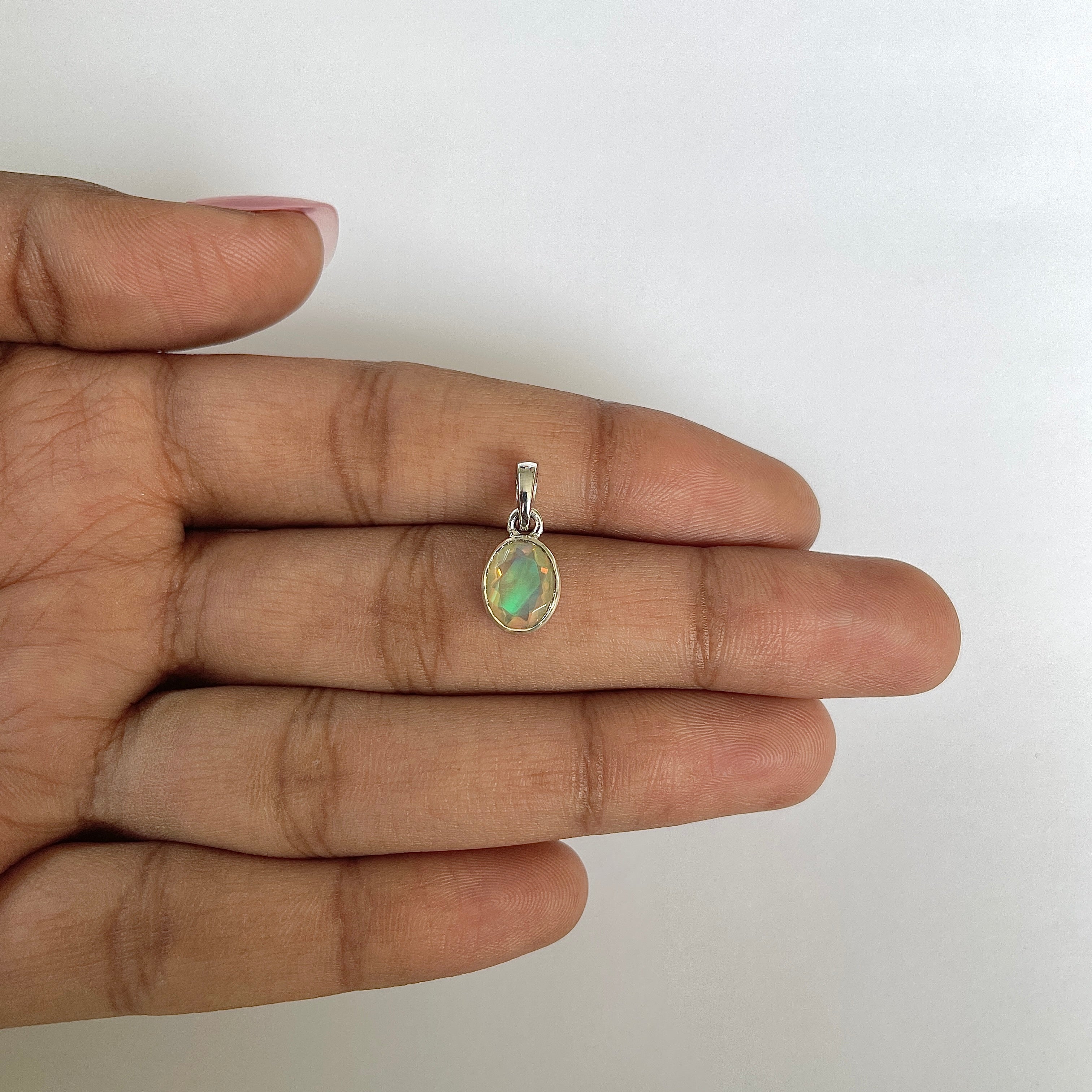 Opal Pendant-(OPL-RDP-380)