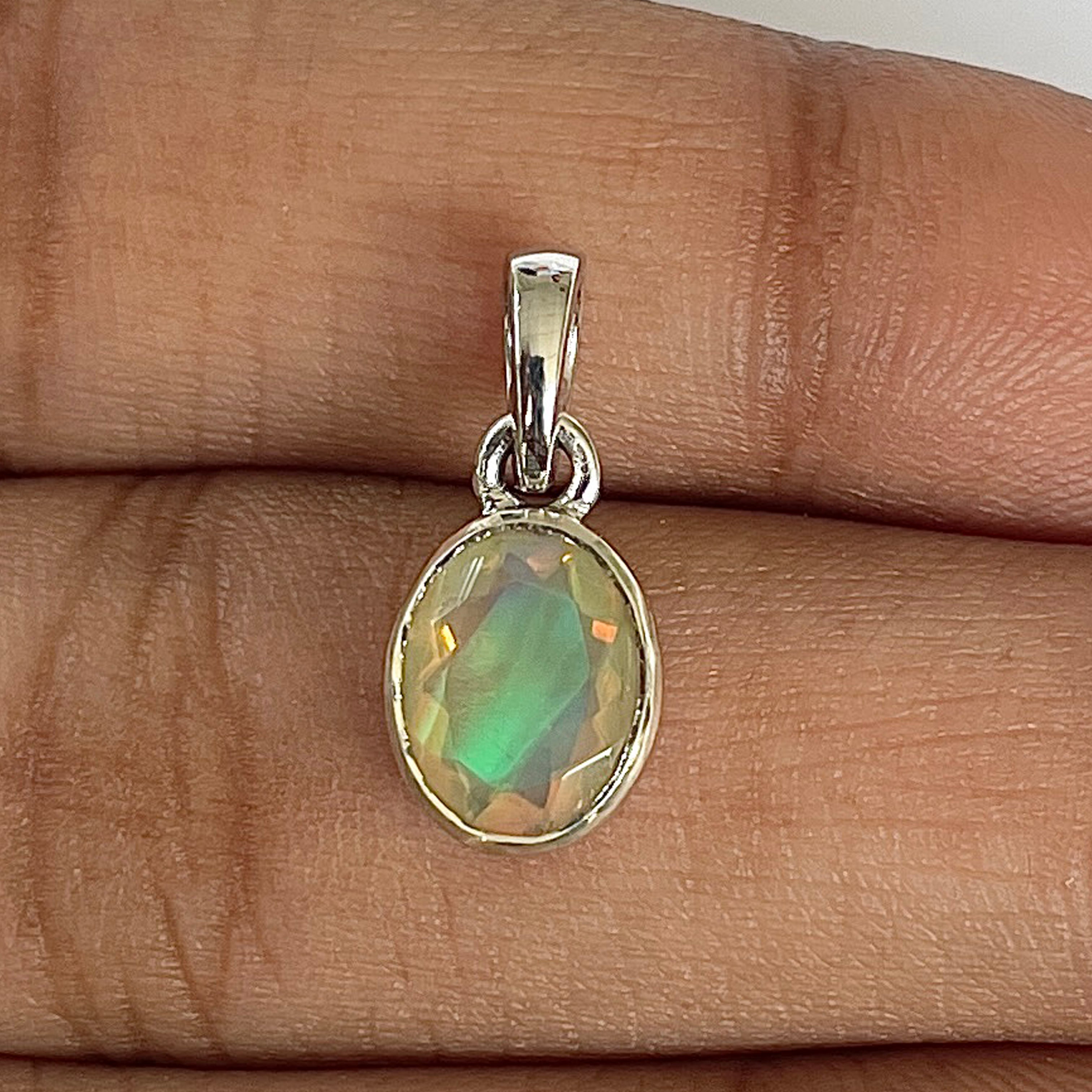 Opal Pendant-(OPL-RDP-380)