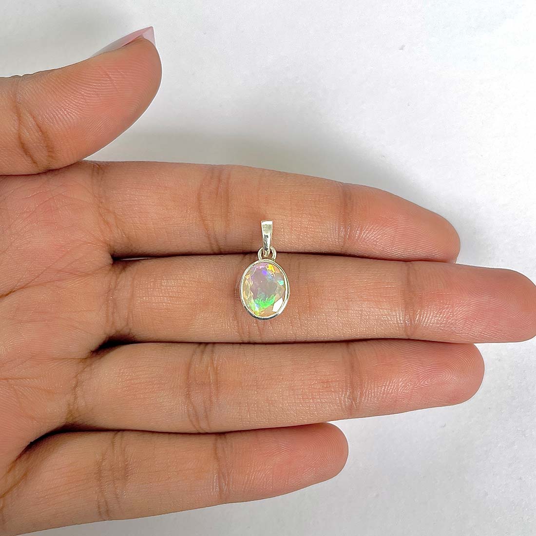 Opal Pendant-(OPL-RDP-734)