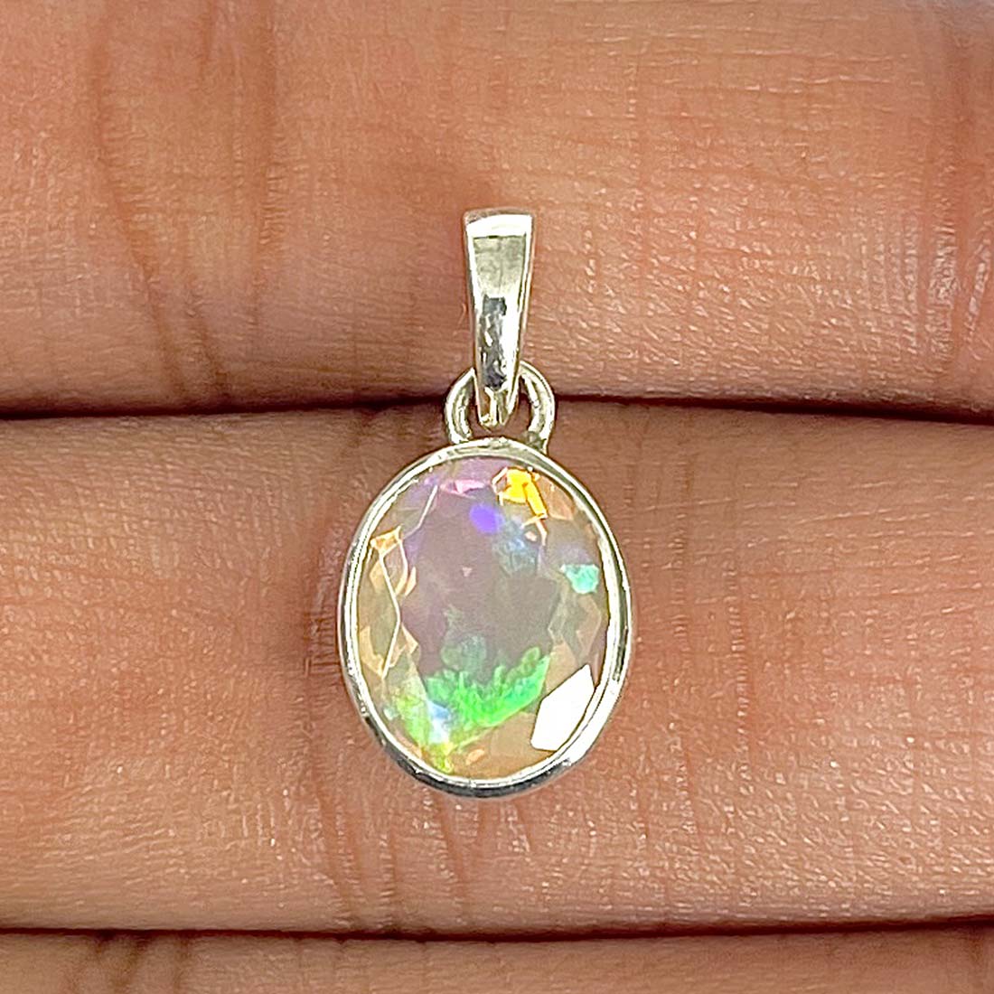 Opal Pendant-(OPL-RDP-734)