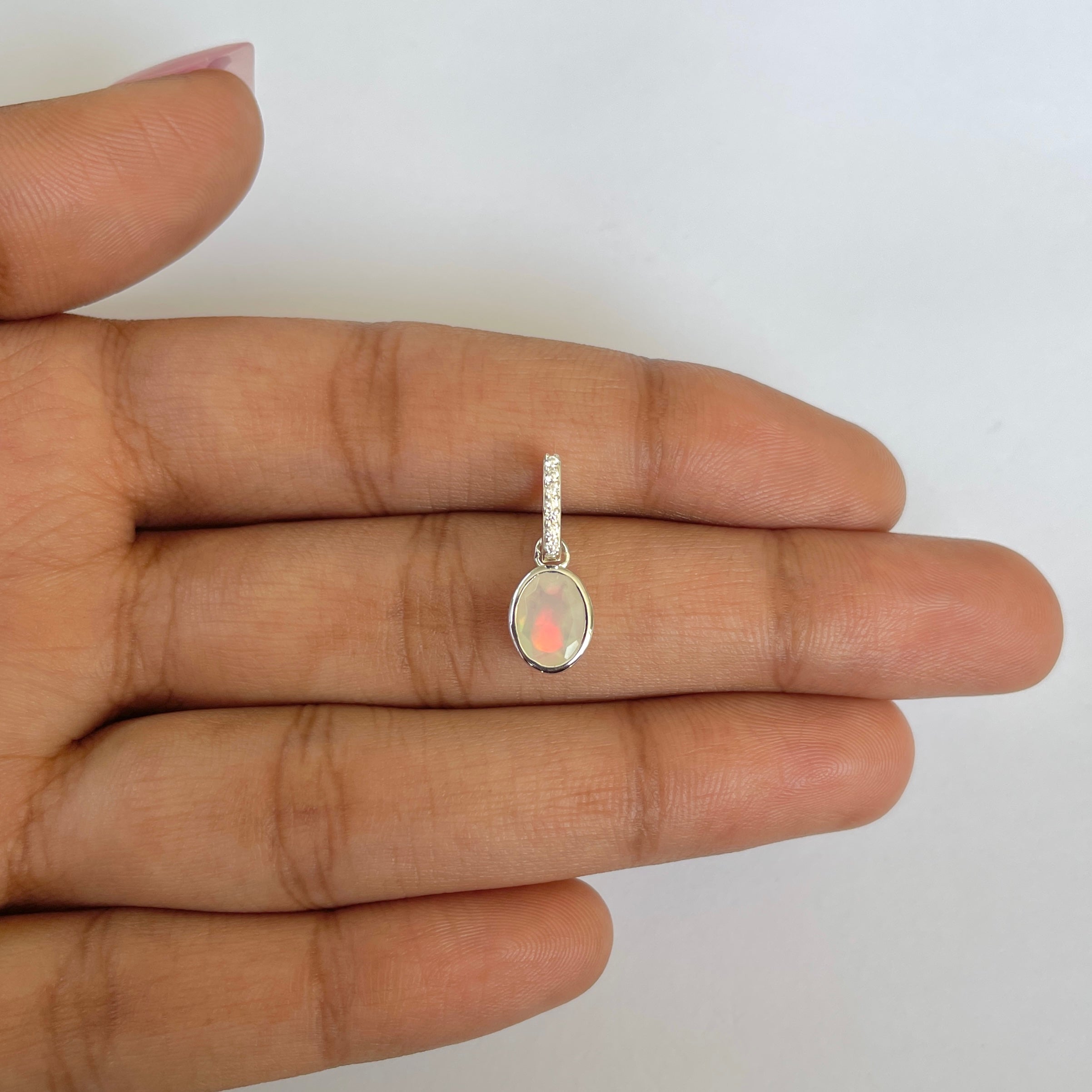 Opal Pendant-(OPL-RDP-792)