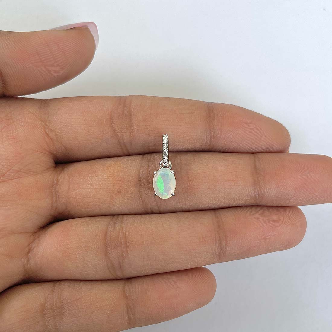Opal Pendant-(OPL-RDP-920)