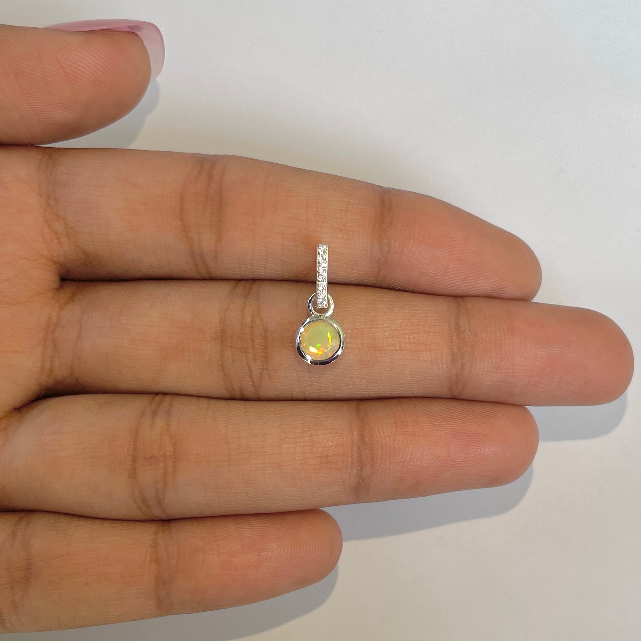 Opal Pendant-(OPL-RDP-957)