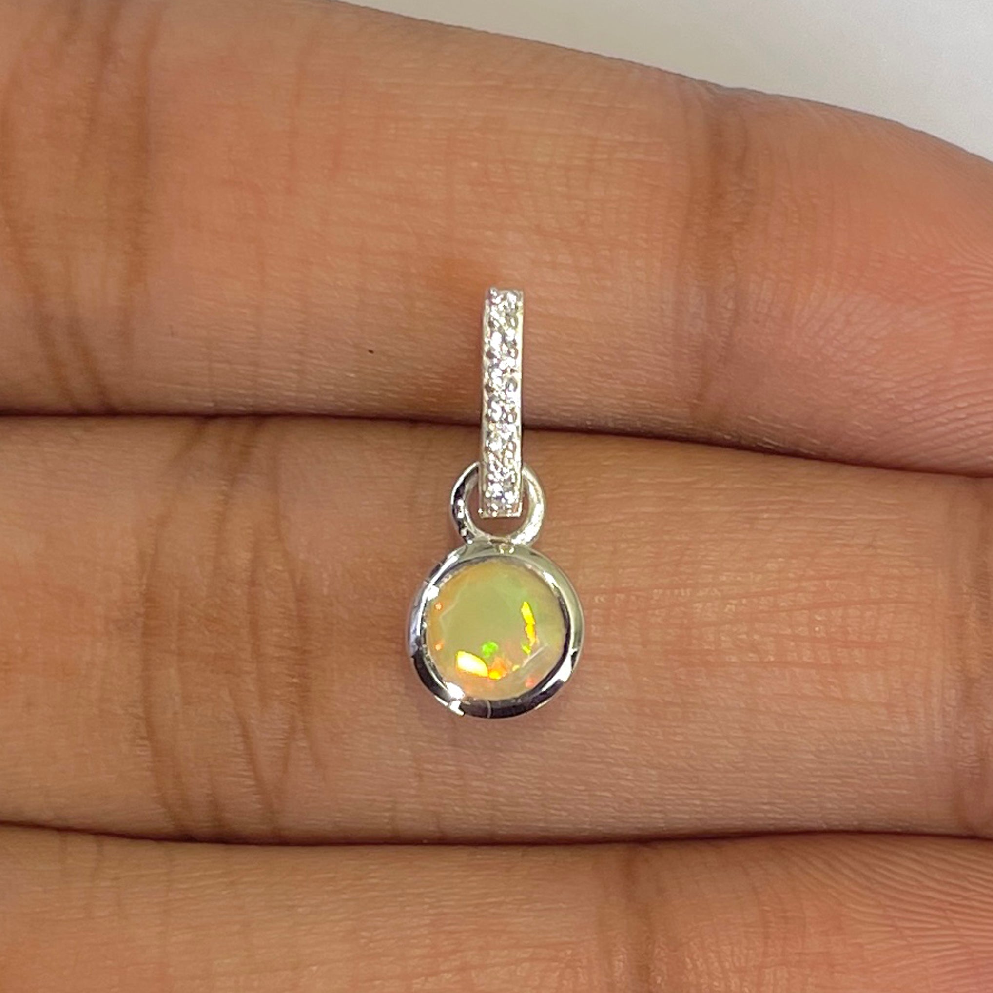Opal Pendant-(OPL-RDP-957)