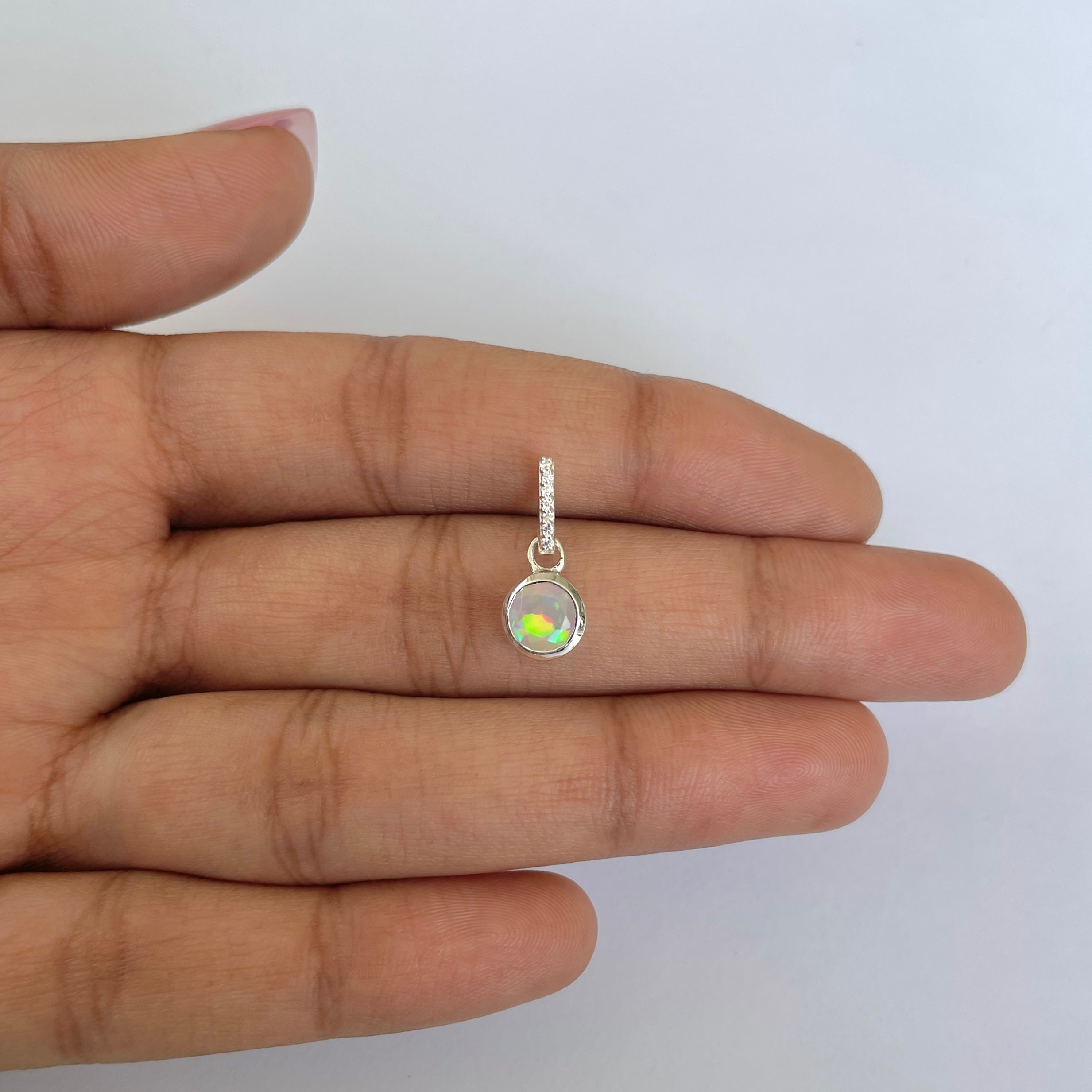 Opal Pendant-(OPL-RDP-958)