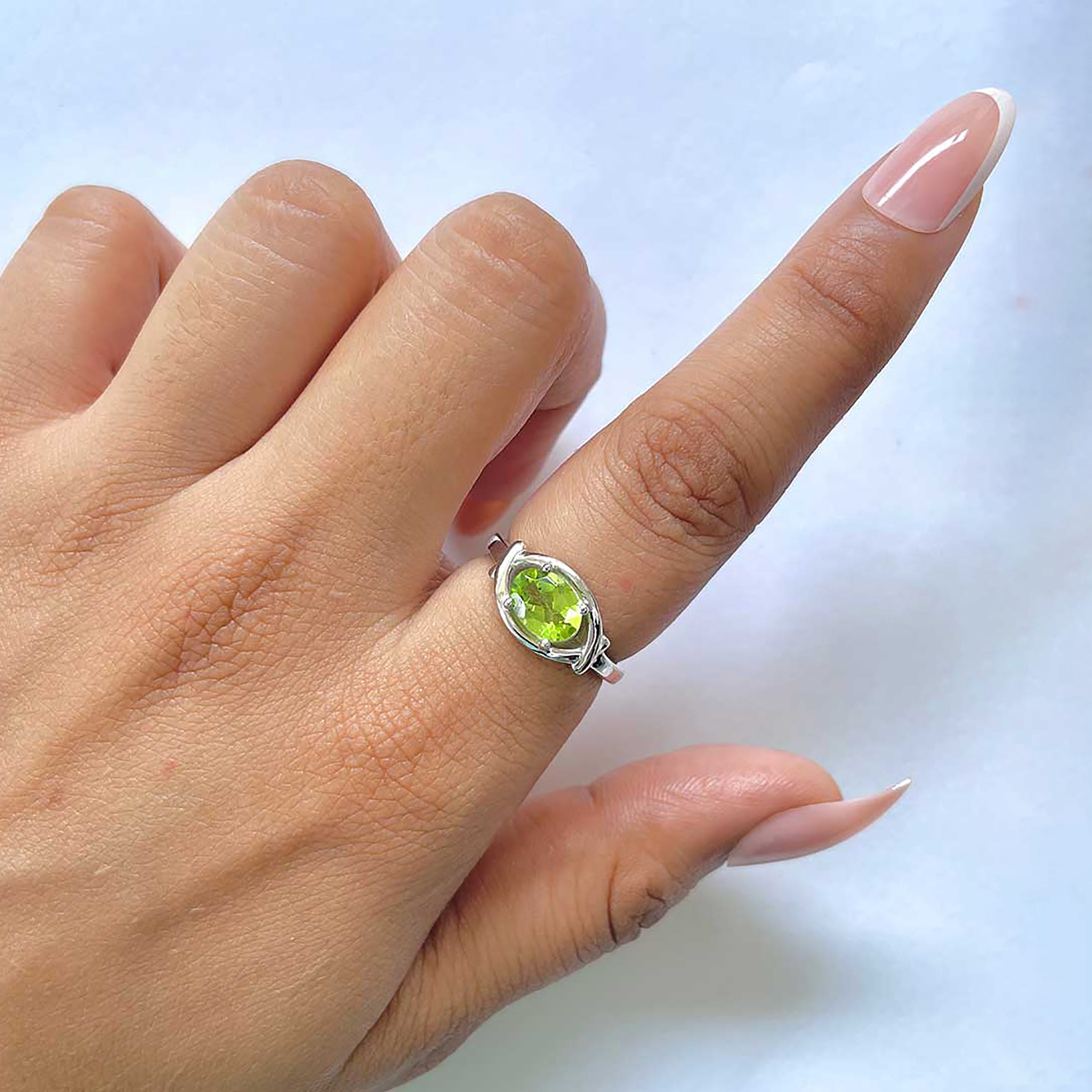 Peridot Ring-(PER-RDR-23.)