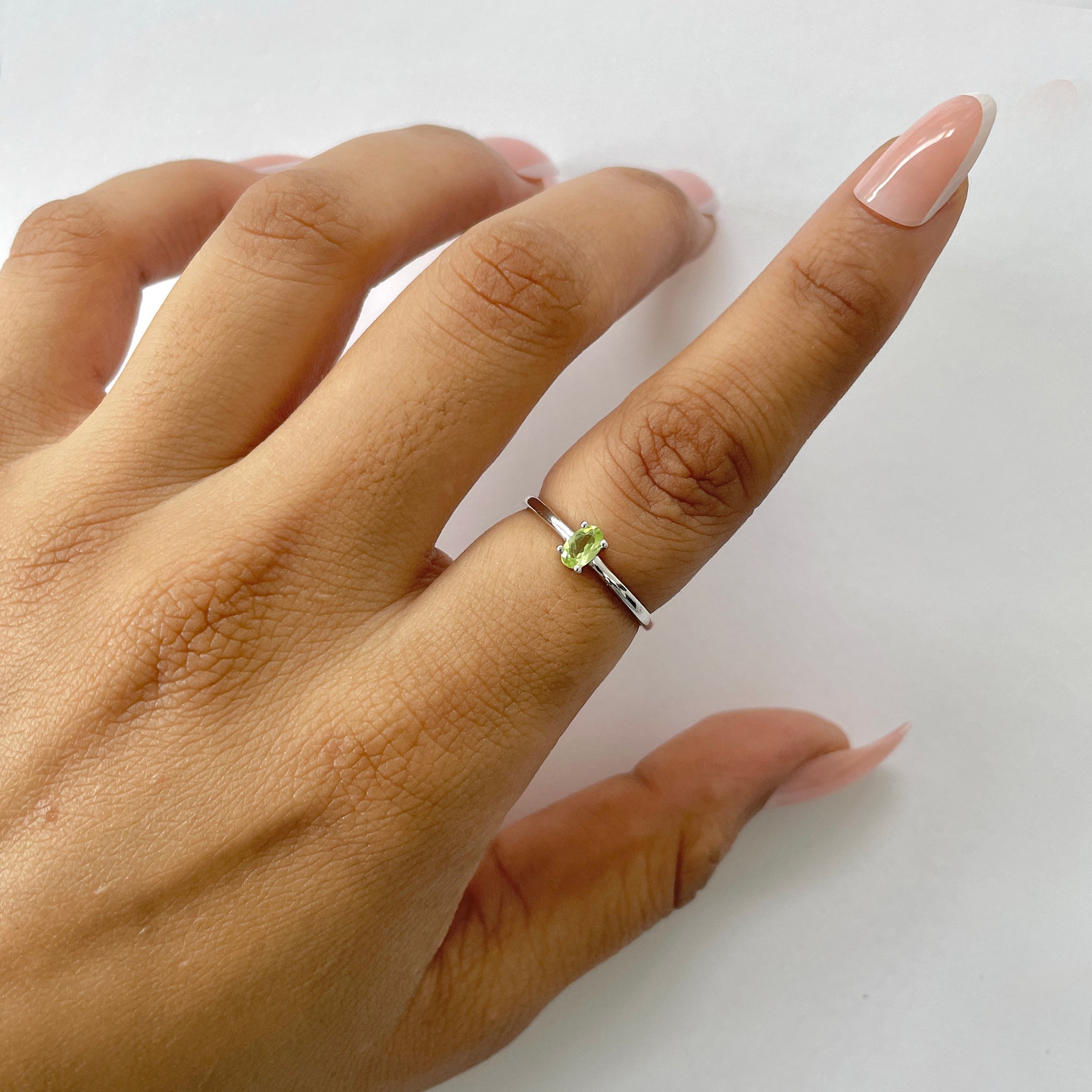 Peridot Ring-(PER-RDR-2459.)