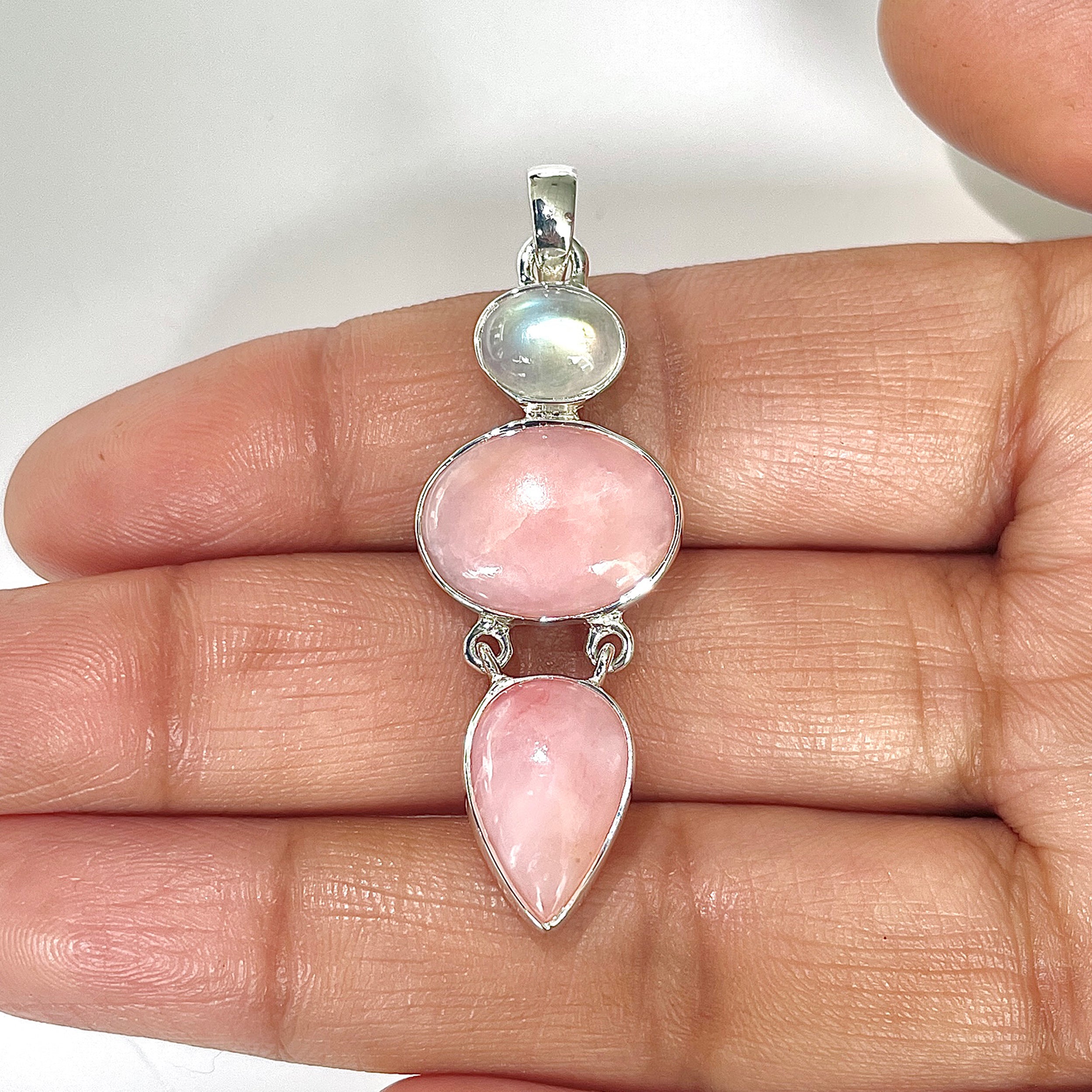 Pink Opal Pendant-(PKO-1-19)