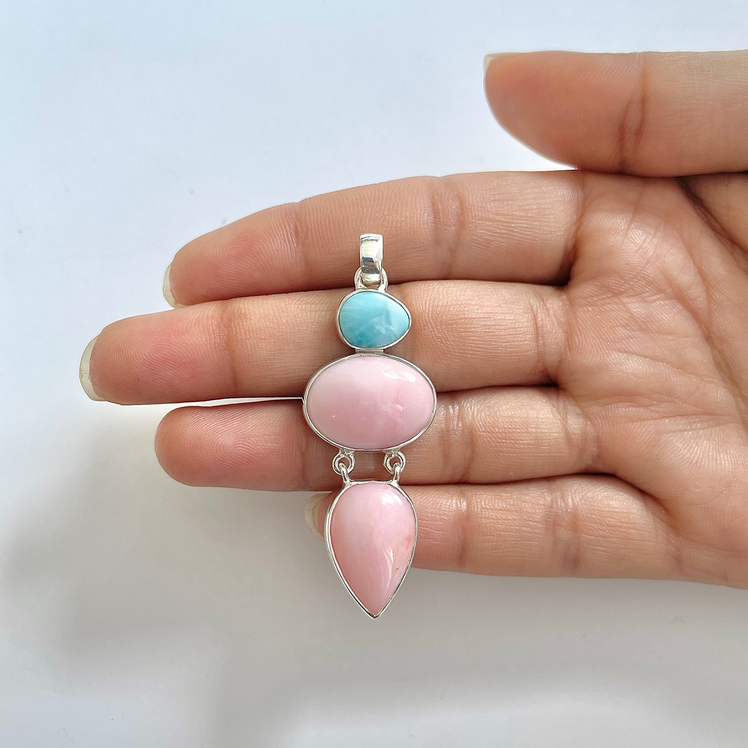 Pink Opal Pendant-(PKO-1-20)