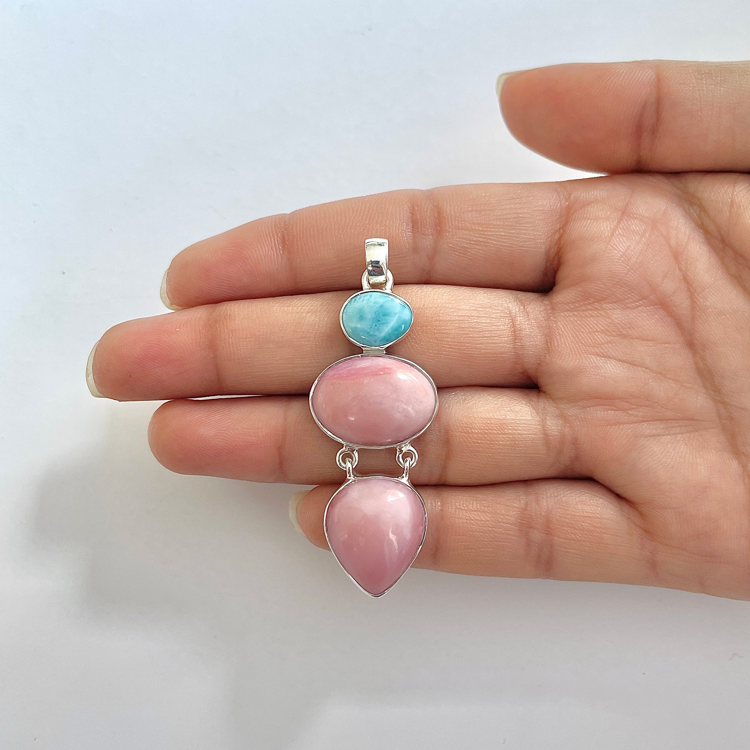 Pink Opal Pendant-(PKO-1-23)