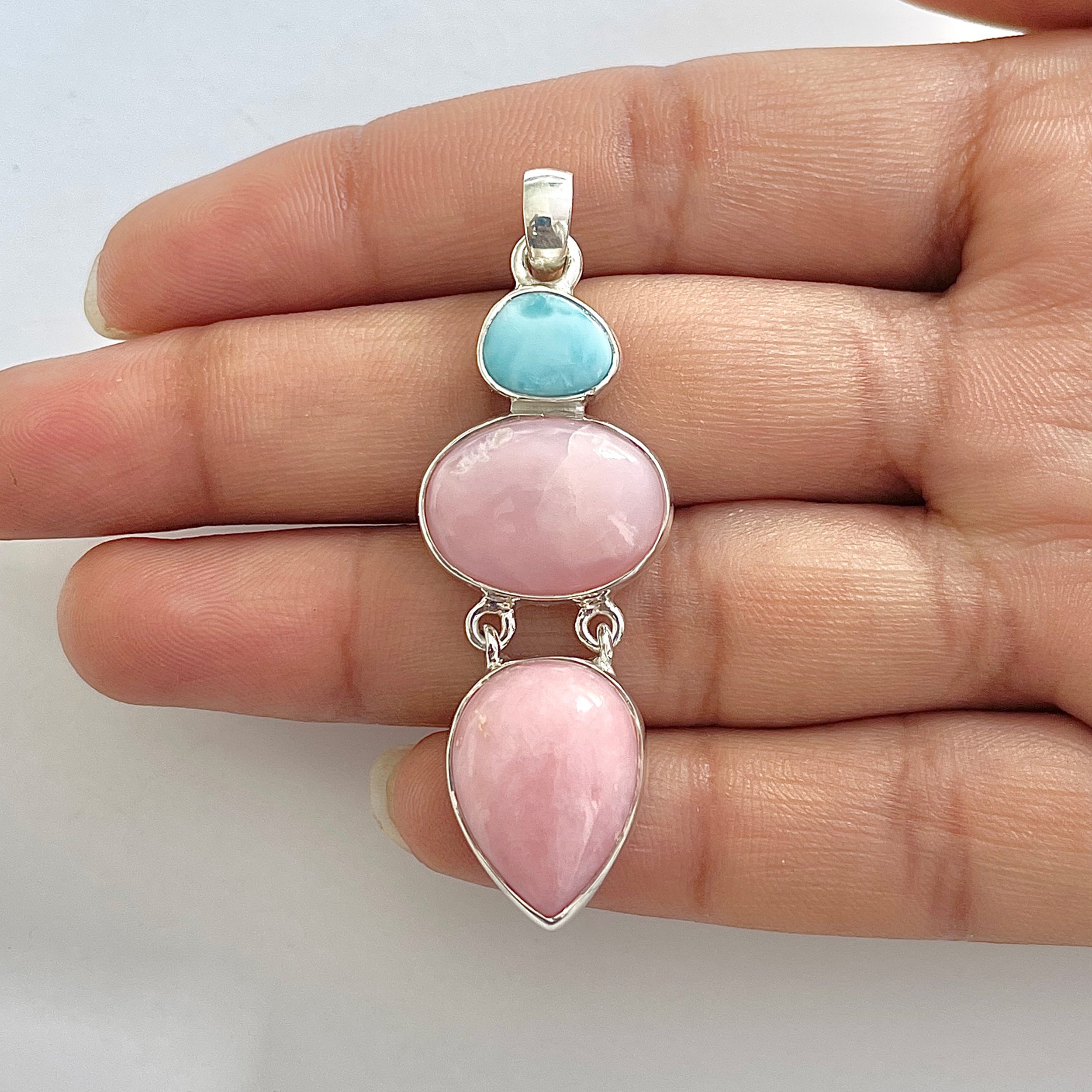 Pink Opal Pendant-(PKO-1-25)