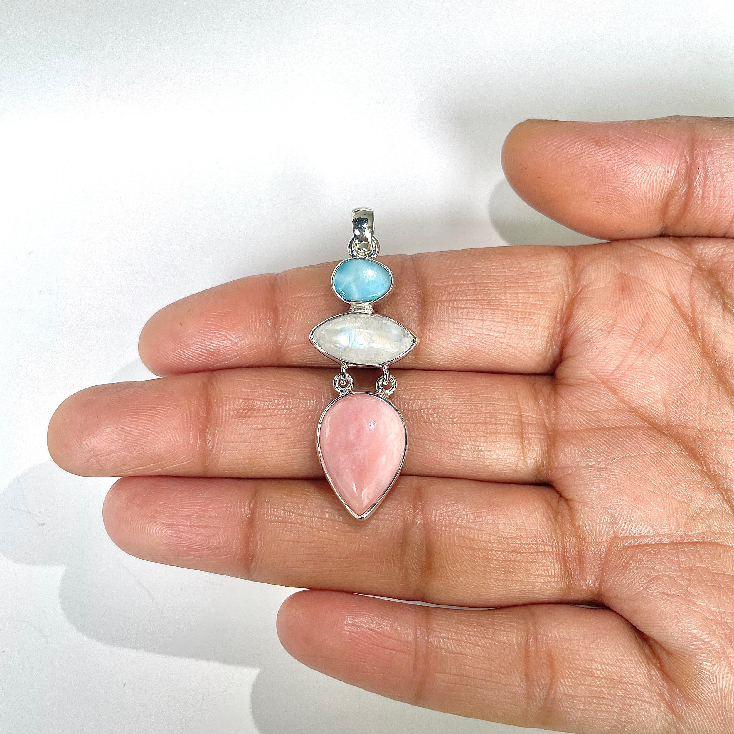 Pink Opal Pendant-(PKO-1-28)