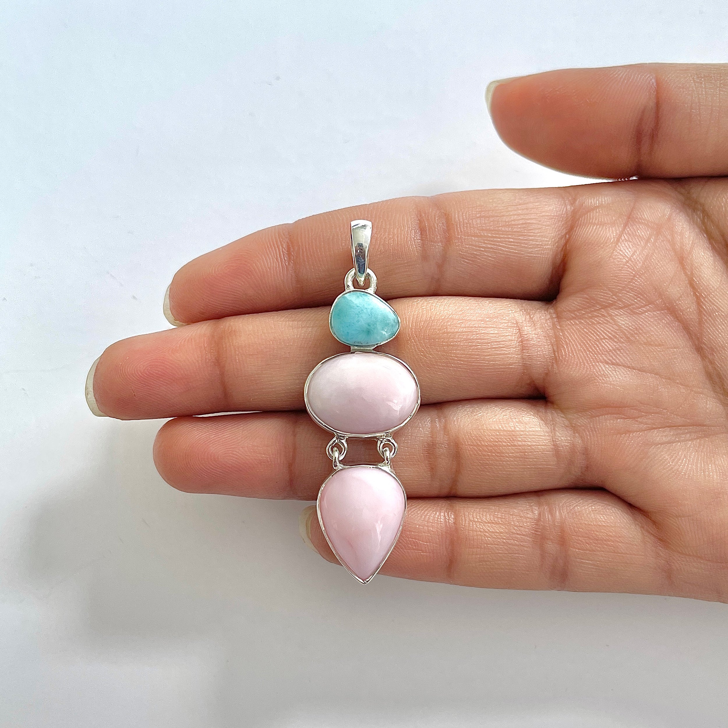 Pink Opal Pendant-(PKO-1-36)