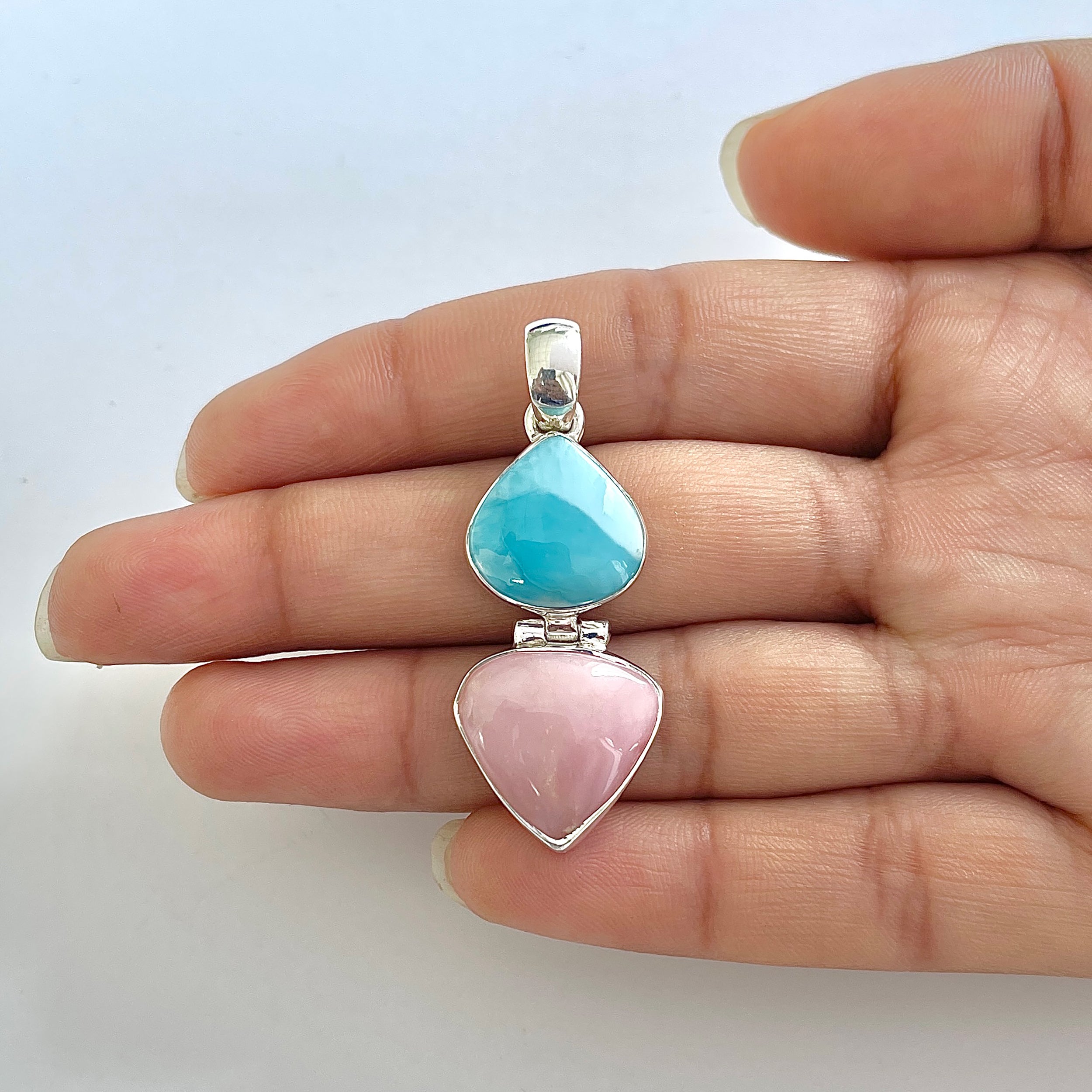 Pink Opal Pendant-(PKO-1-39)