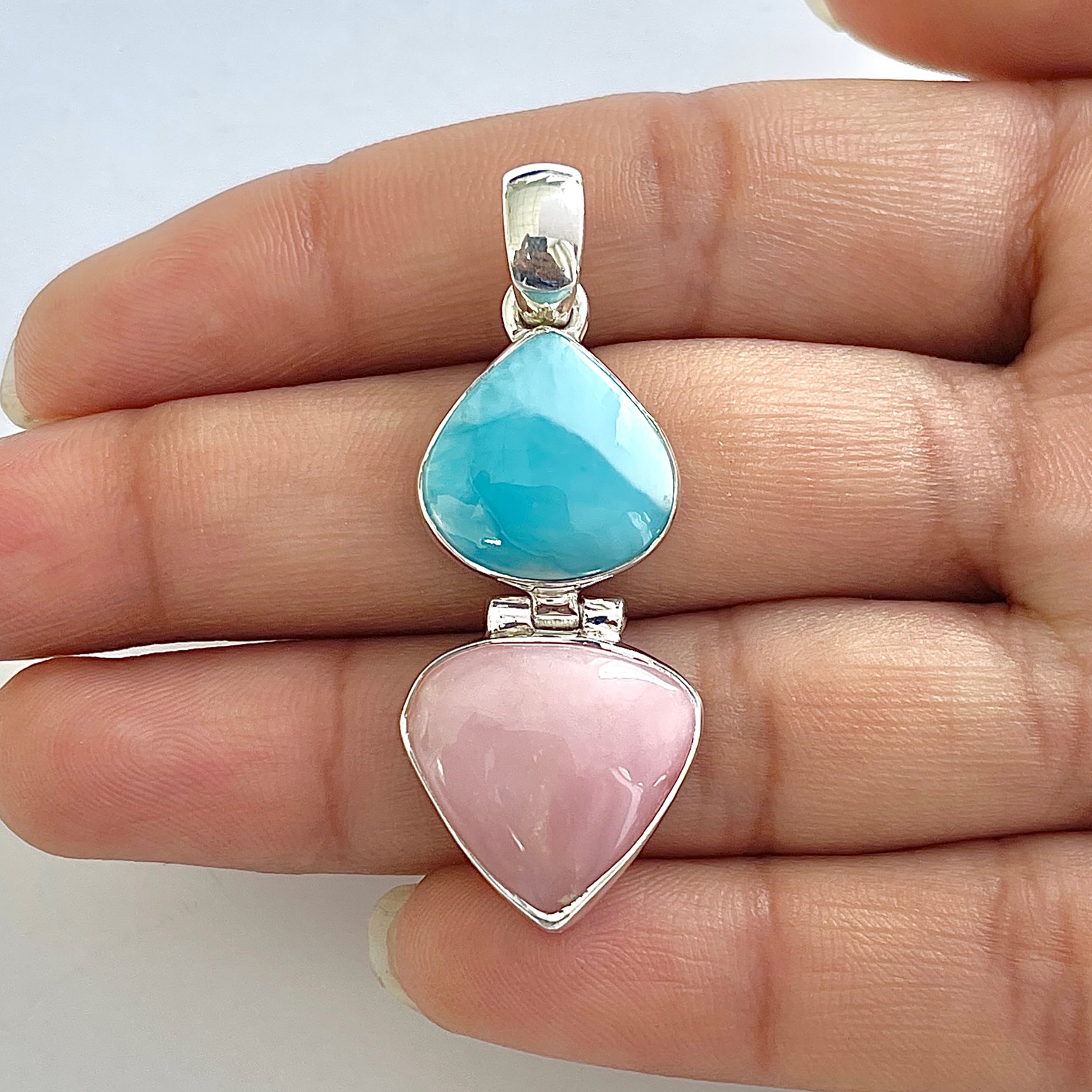 Pink Opal Pendant-(PKO-1-39)