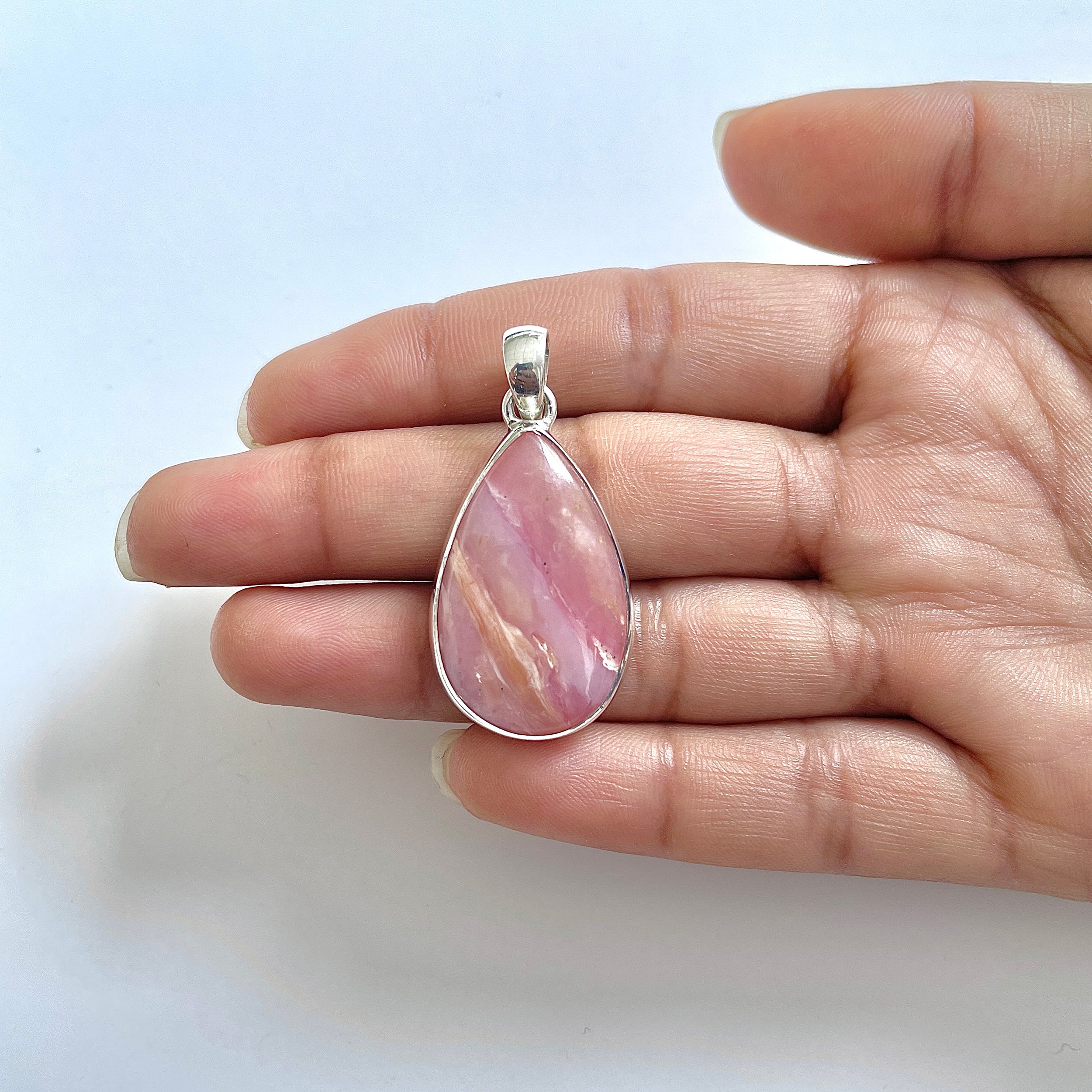 Pink Opal Pendant-(PKO-1-40)