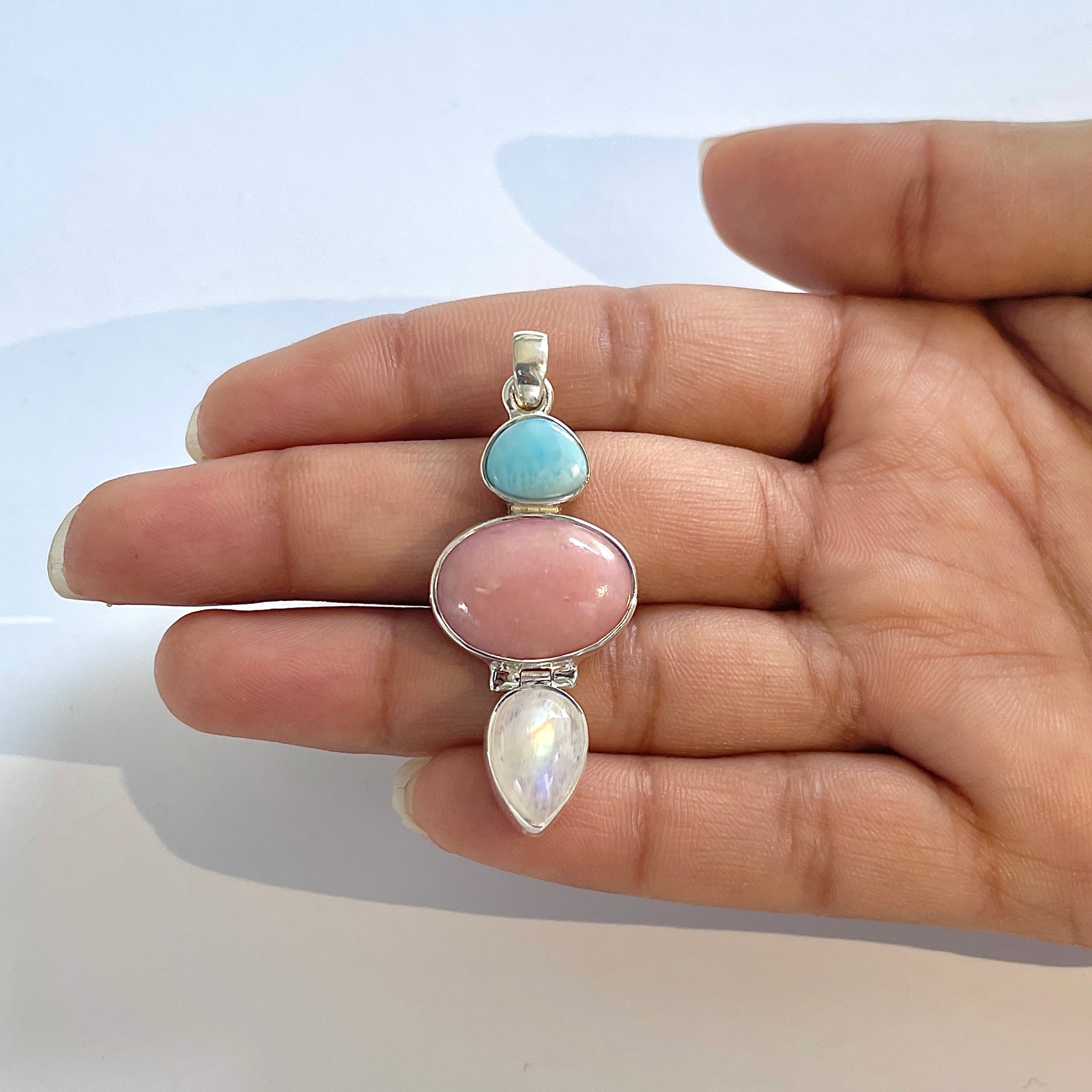 Pink Opal Pendant-(PKO-1-44)