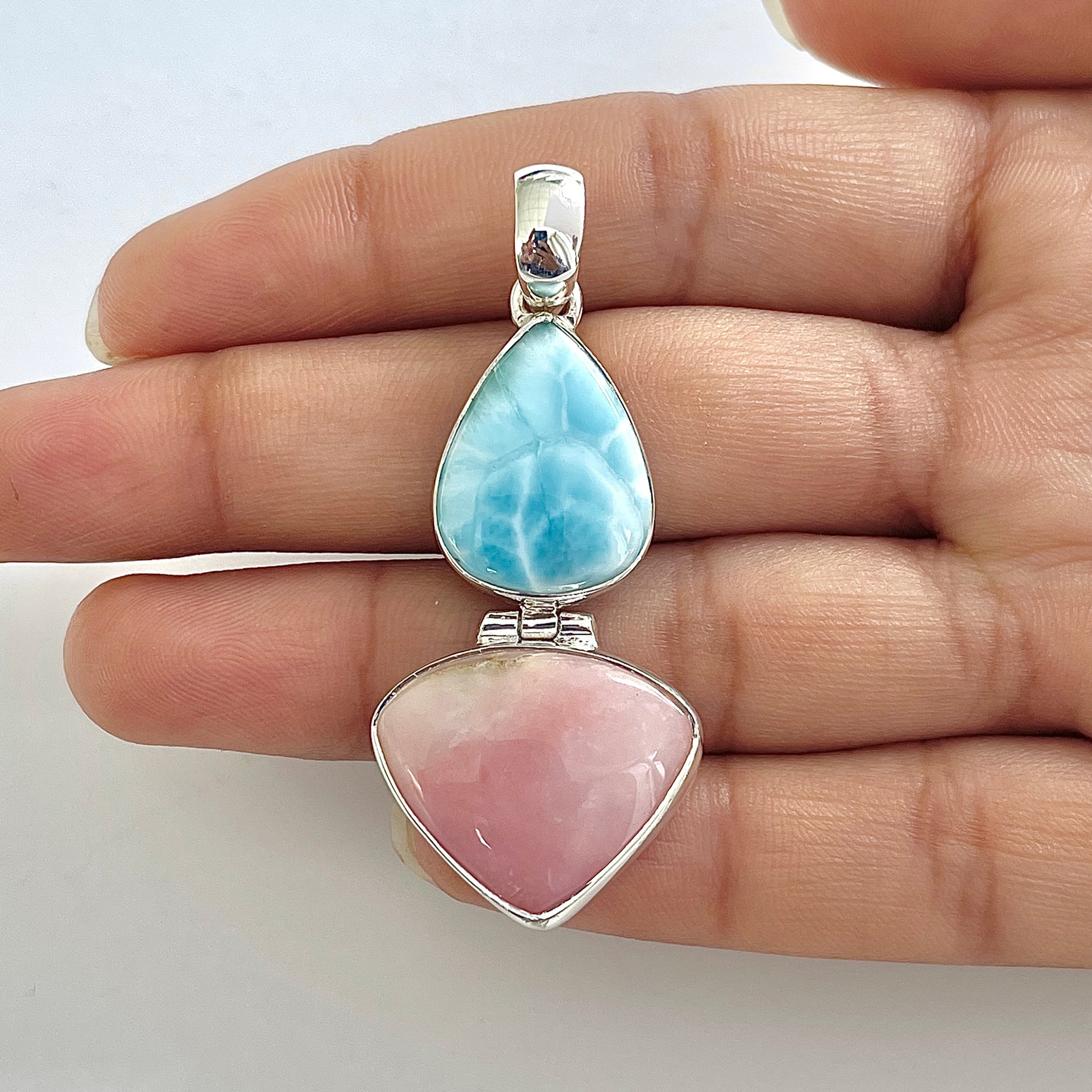 Pink Opal Pendant-(PKO-1-46)