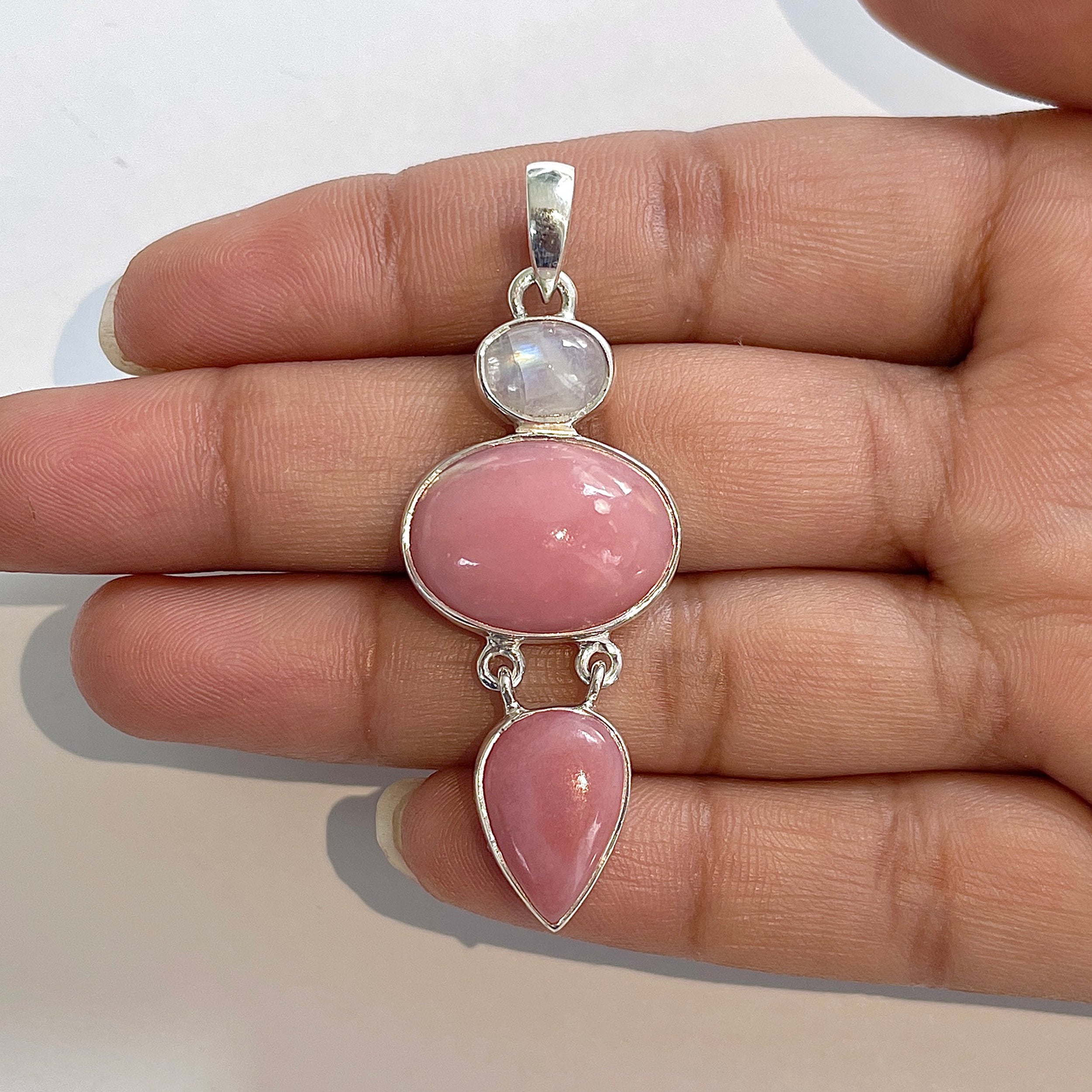 Pink Opal Pendant-(PKO-1-50)