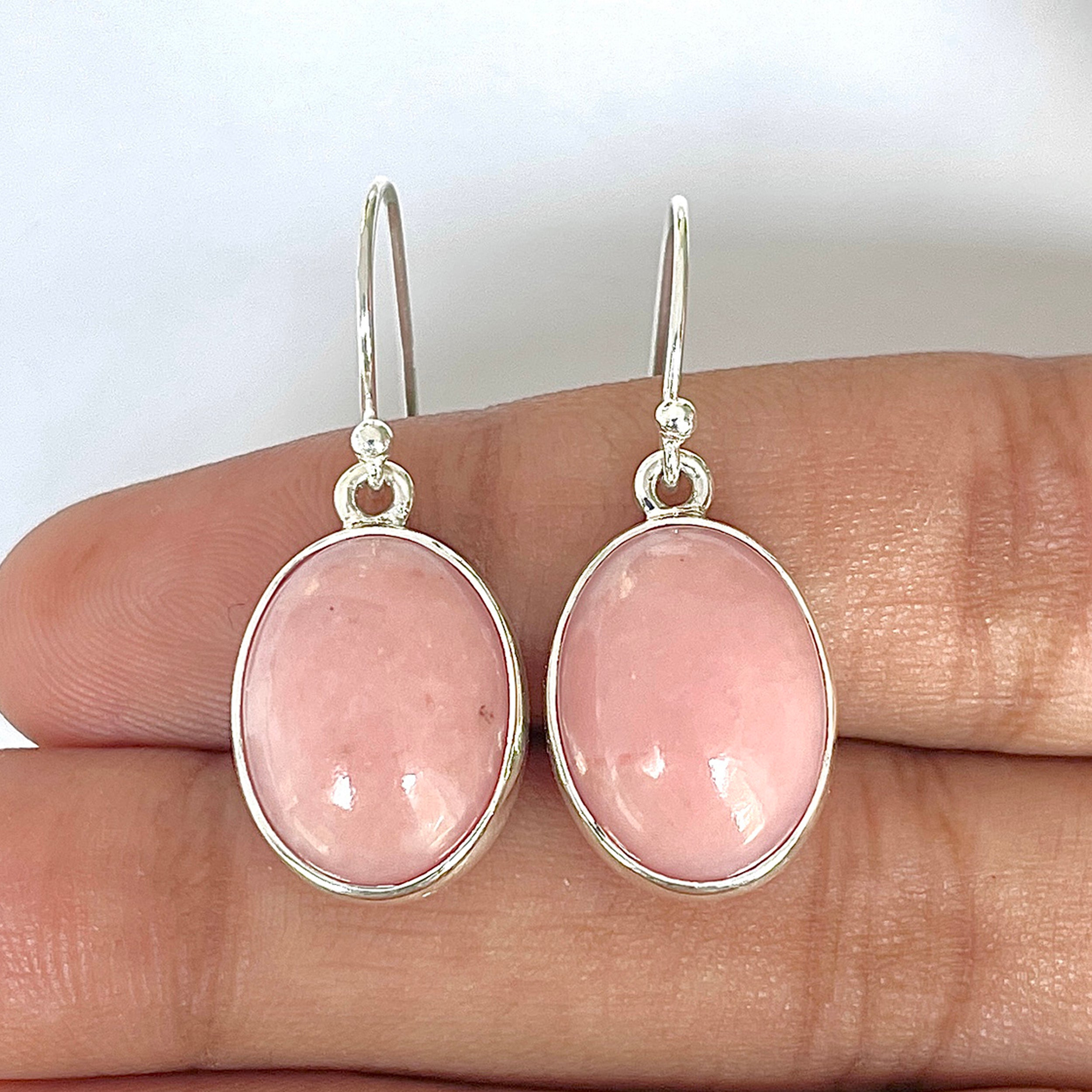 Pink Opal Earring-(PKO-3-1)