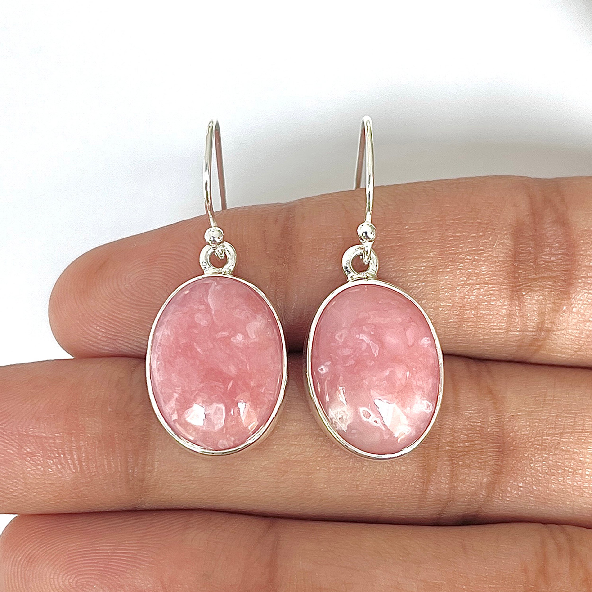 Pink Opal Earring-(PKO-3-2)