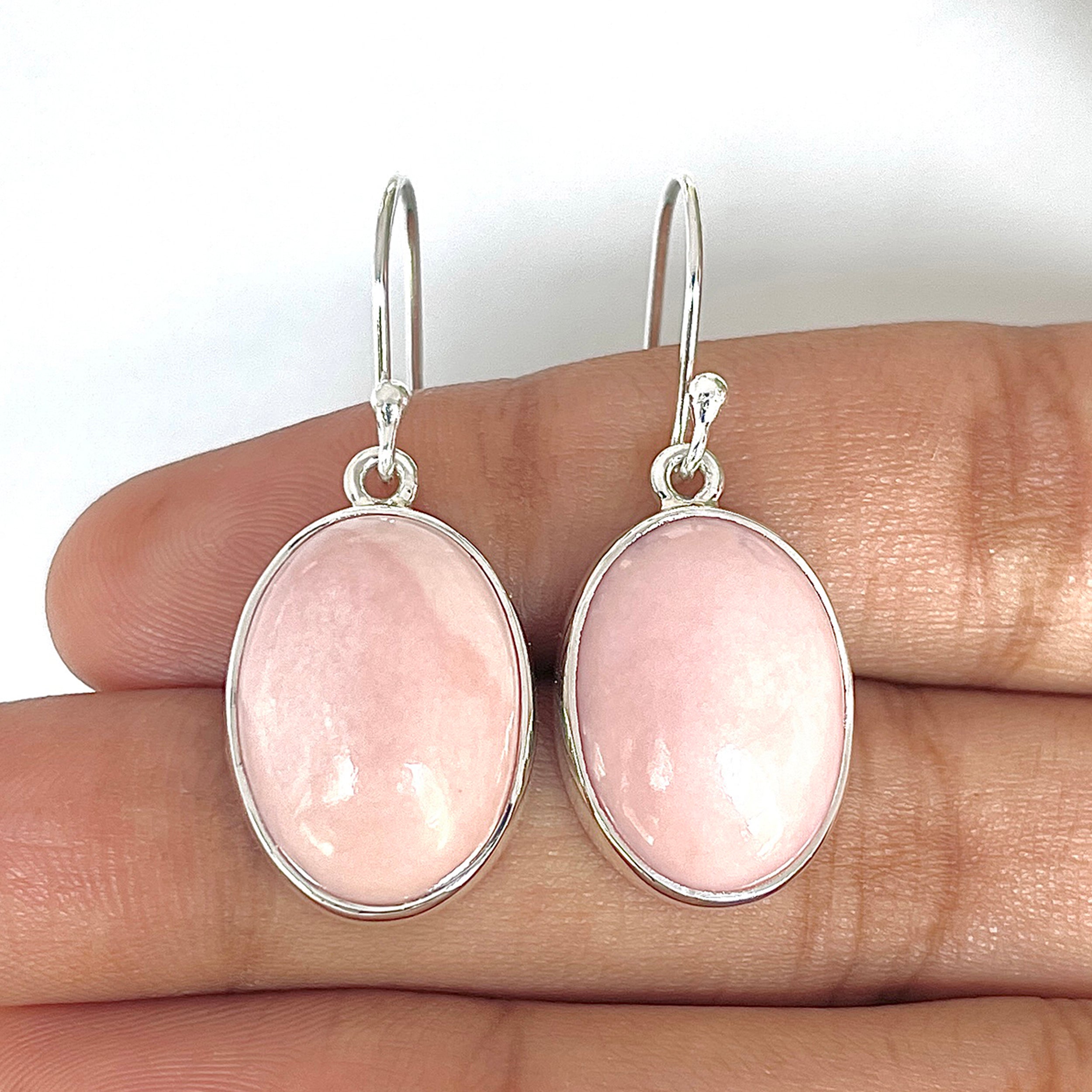 Pink Opal Earring-(PKO-3-3)