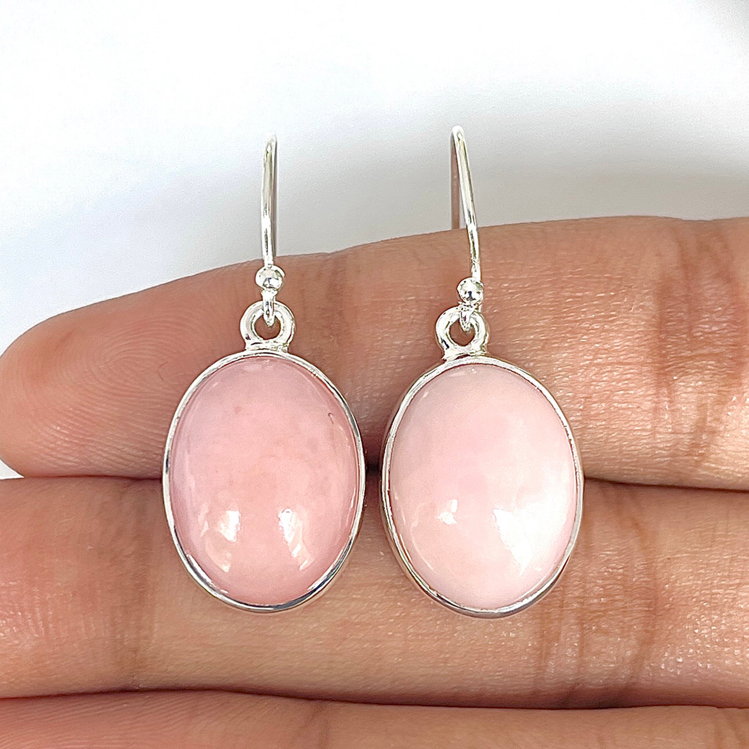 Pink Opal Earring-(PKO-3-4)
