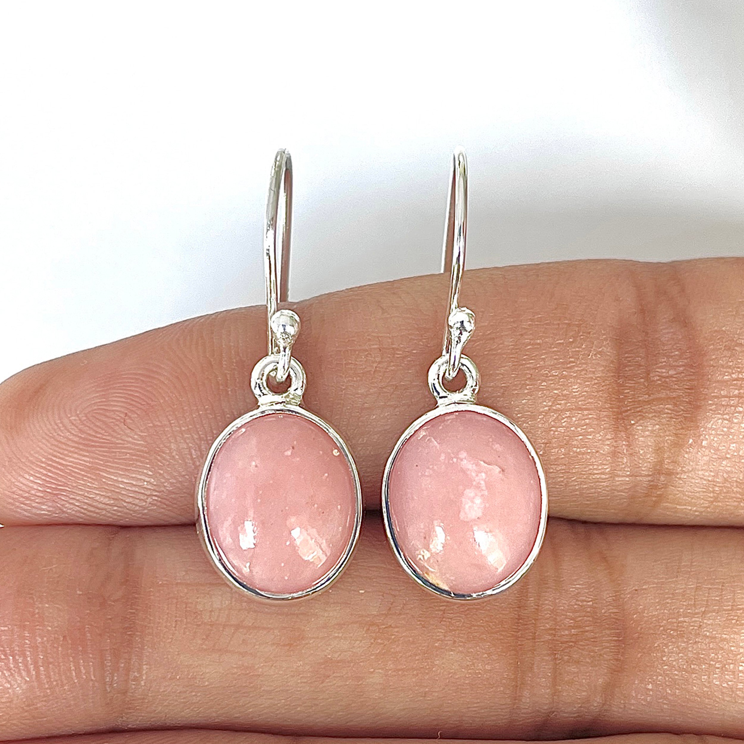 Pink Opal Earring-(PKO-3-6)