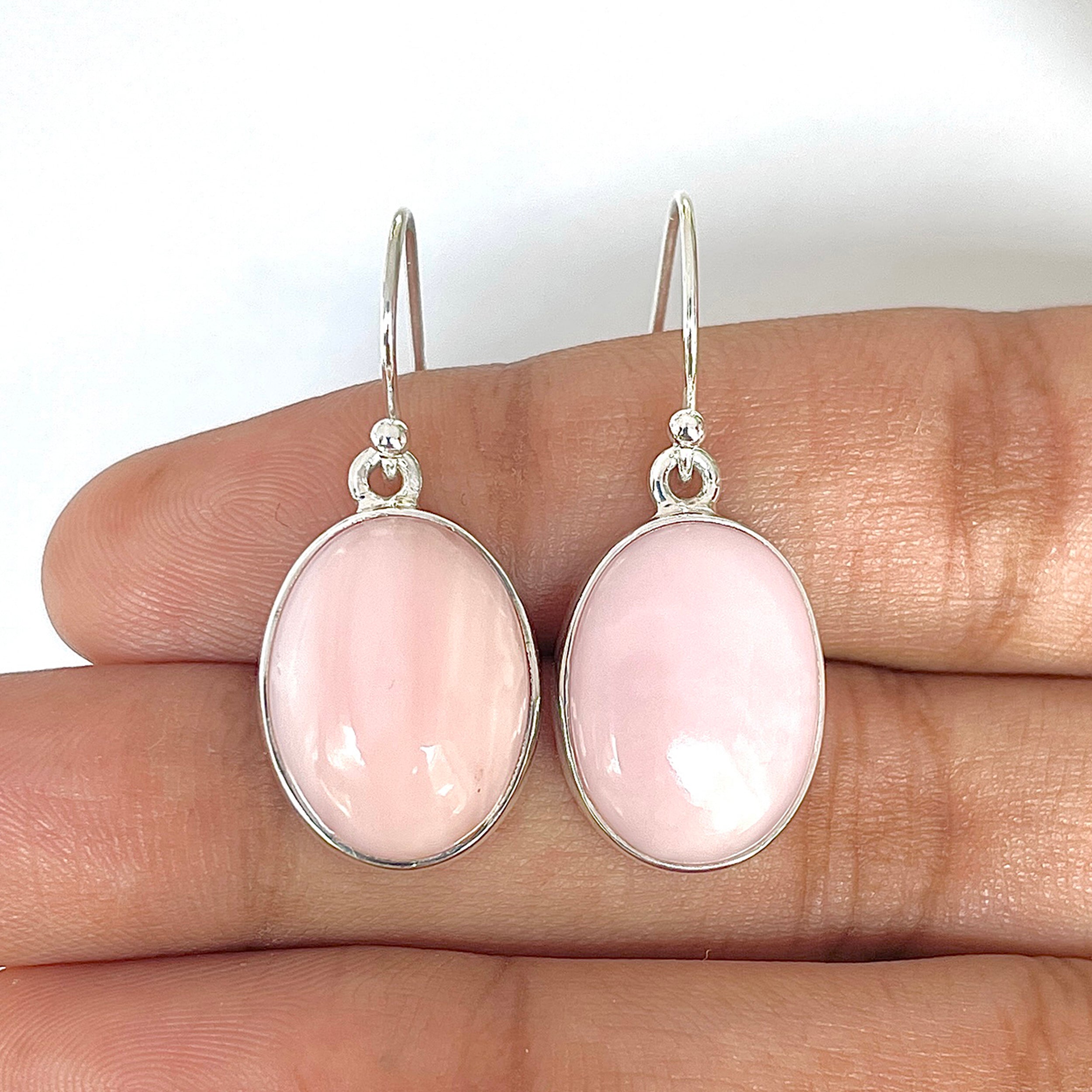 Pink Opal Earring-(PKO-3-8)
