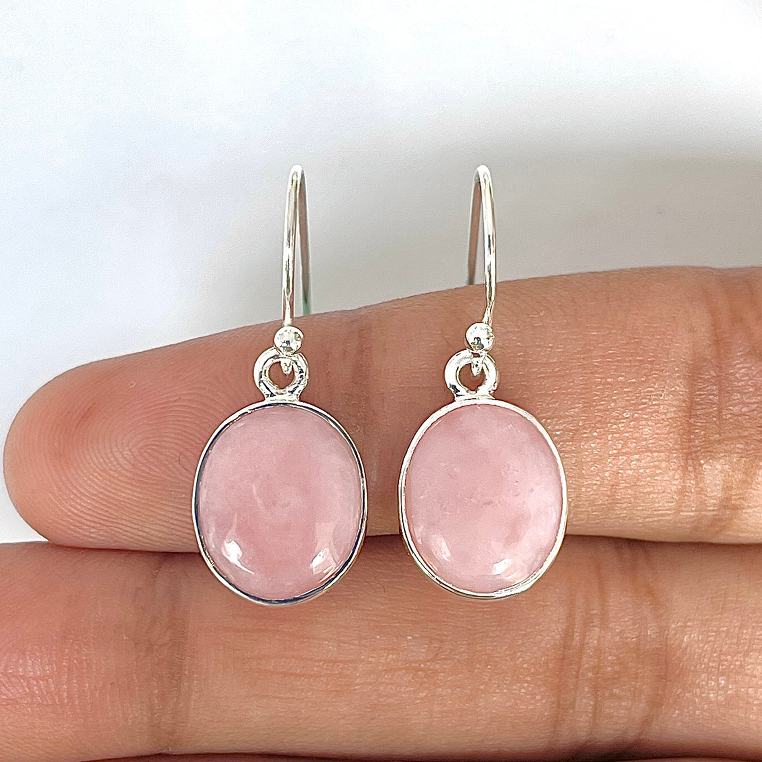 Pink Opal Earring-(PKO-3-9)